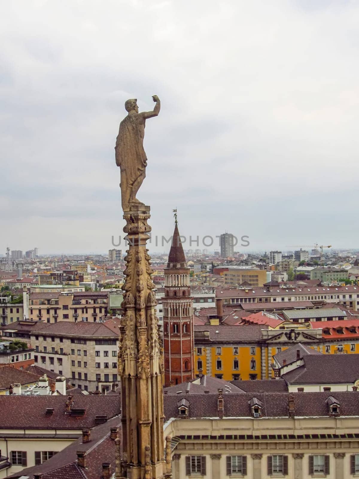 View of Milan from Cathedral roof