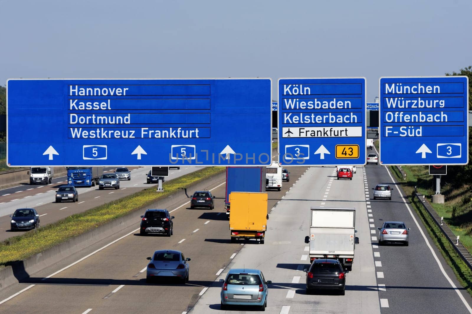 Frankfurt motorway junction