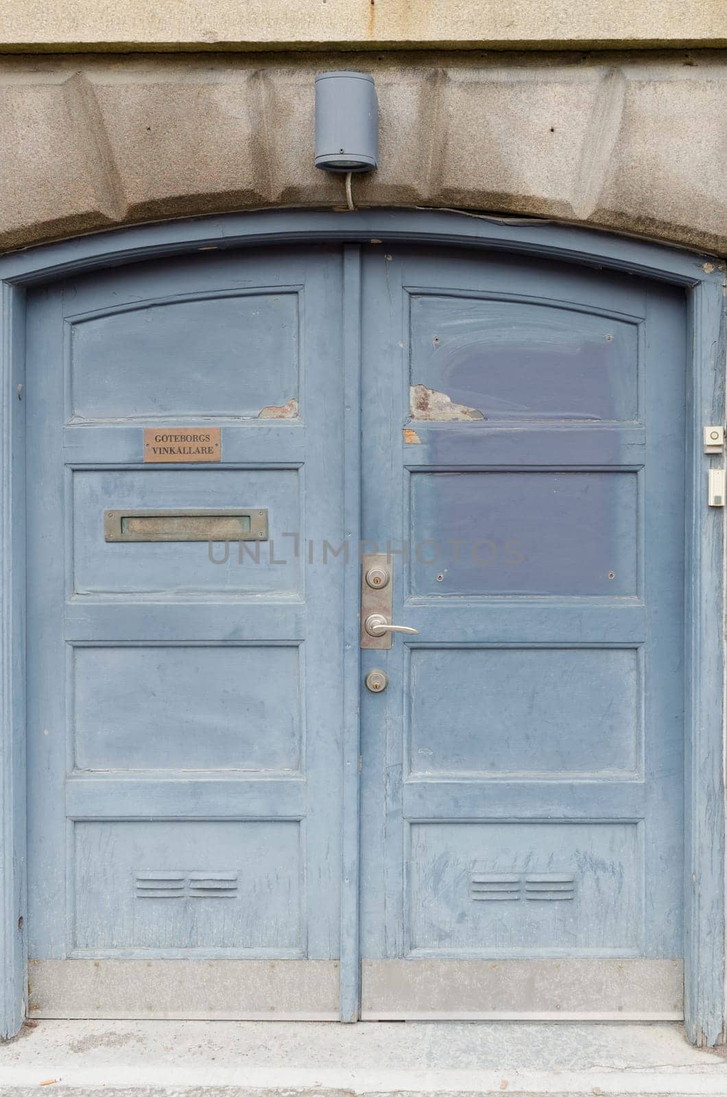 the door to Gothenburgs wine cellar a nice place