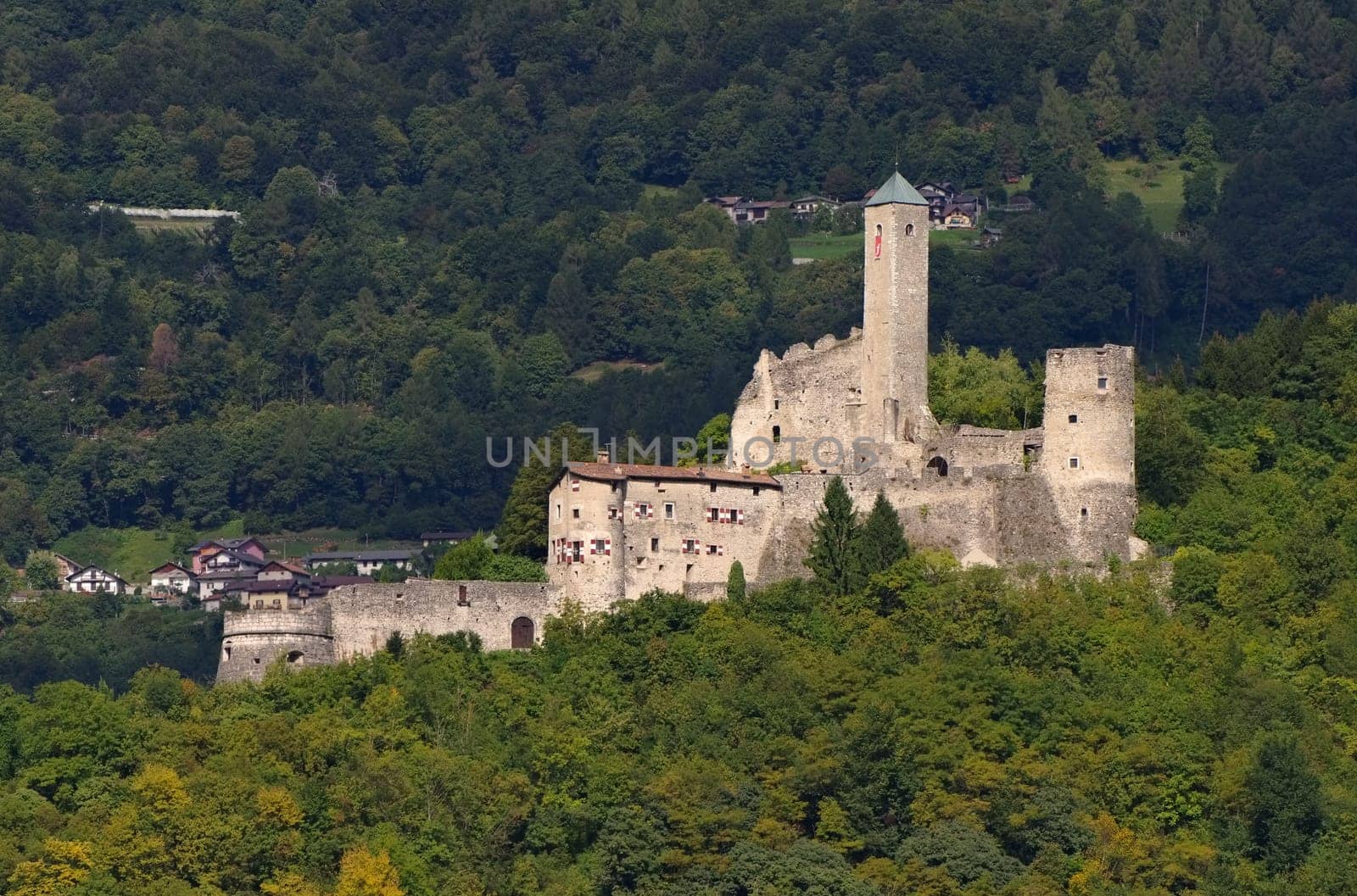 near Borgo Valsugana in Trentino,Castel Telvana - near Borgo Valsugana in Trentino,the Castel Telvana