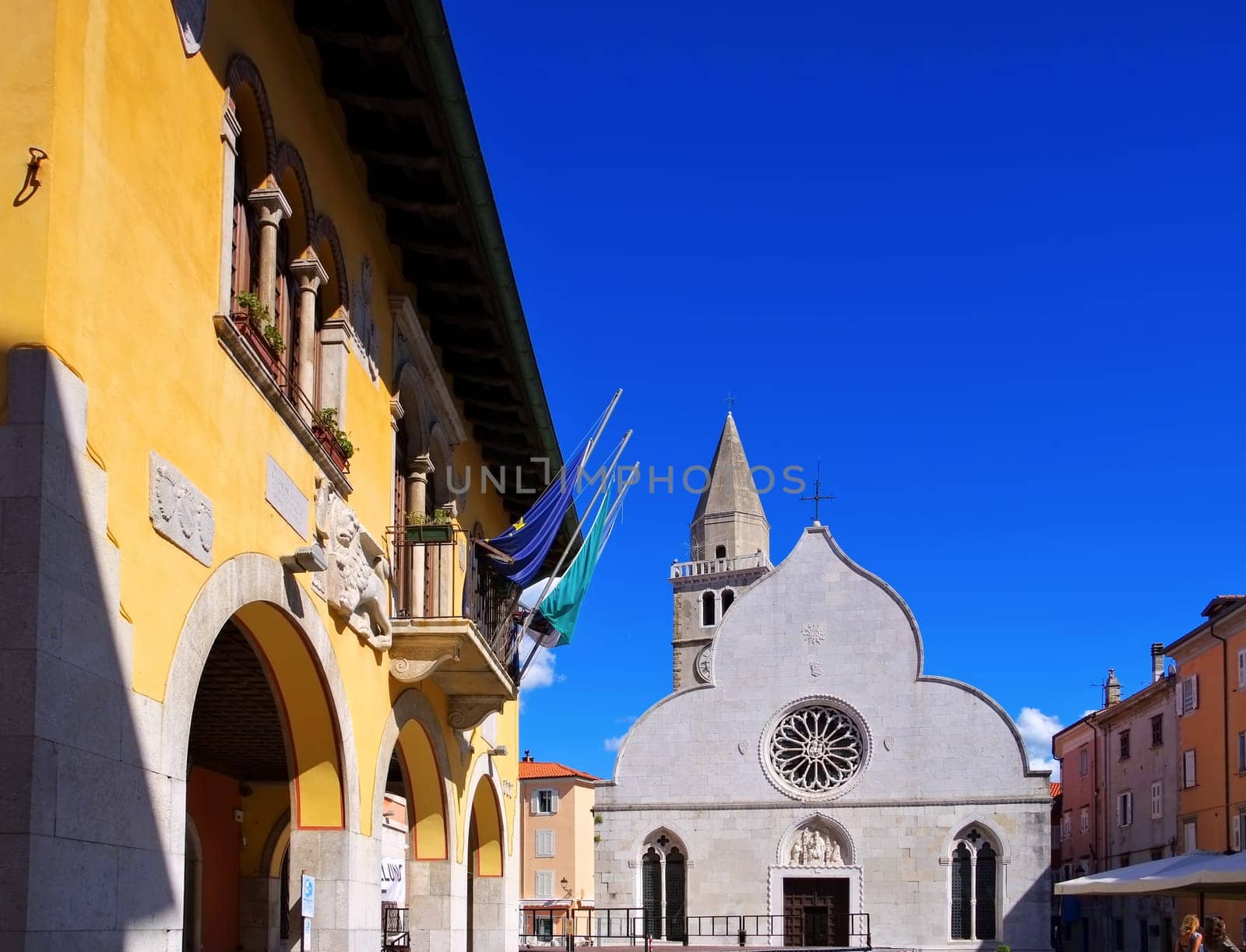 the town of Muggia in Italy - the town Muggia in Italy