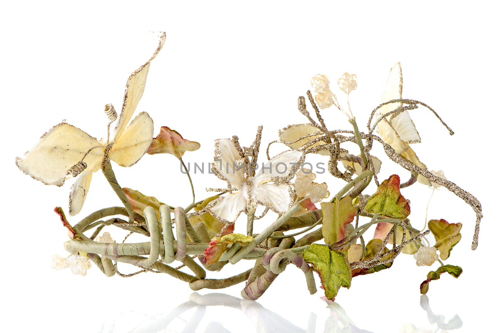 Christmas decoration isolated  on white background.