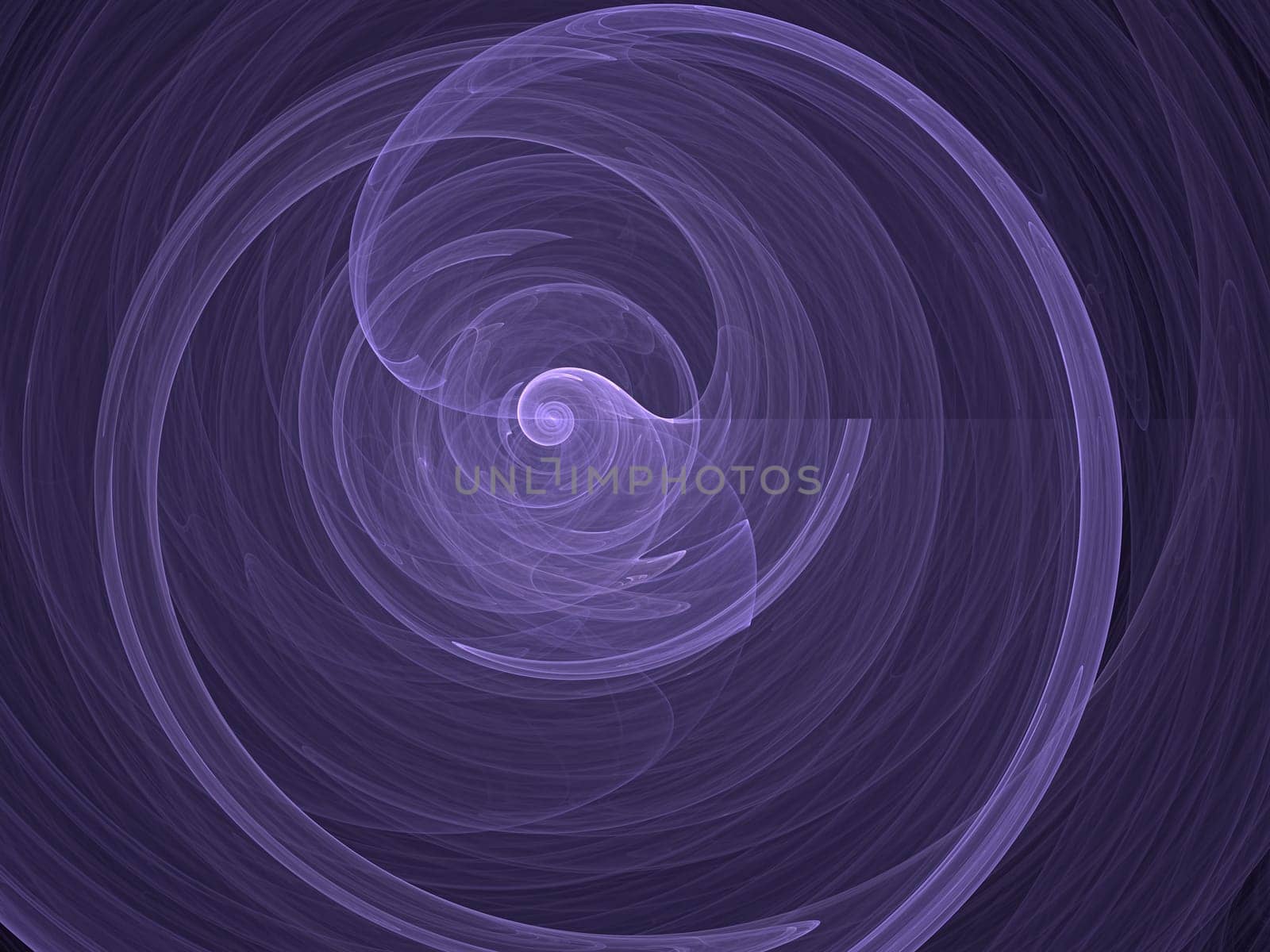 Abstract computer-generated purple image simple strict pale background with a clouds of smoke, circles and spirals