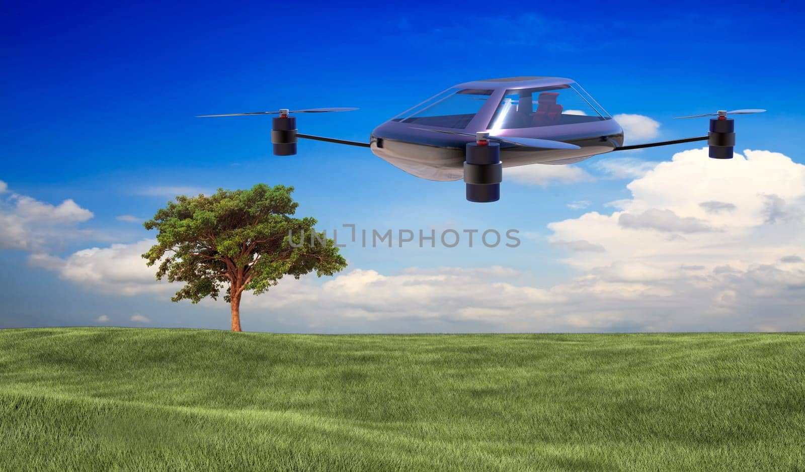 The most advanced four-axis manned vehicles powered by elec