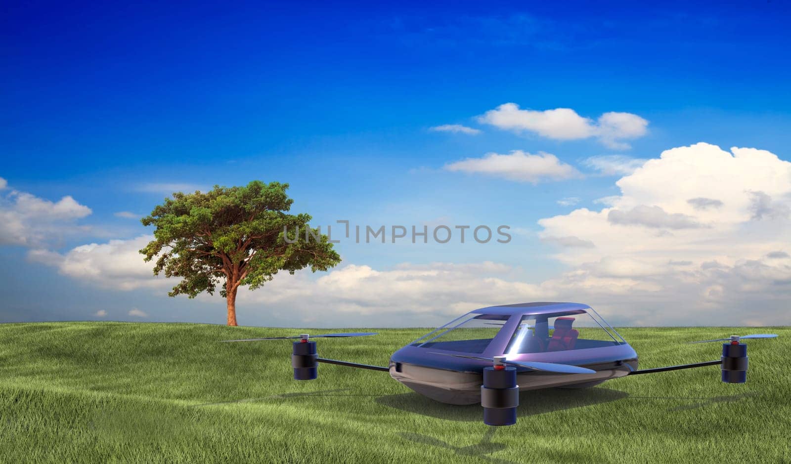 The most advanced four-axis manned vehicles powered by elec