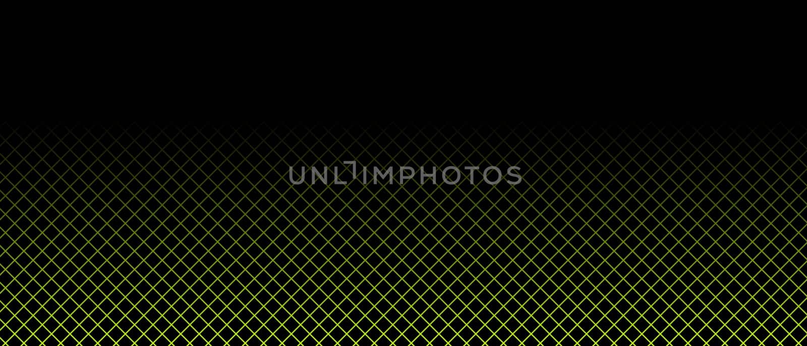 Black wide background and grid pattern green with gradient