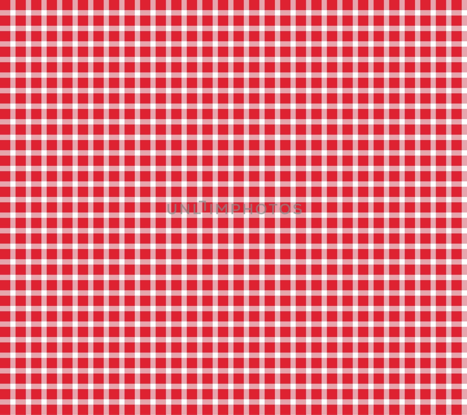 Traditional red white tablecloth with checkered seamless pattern