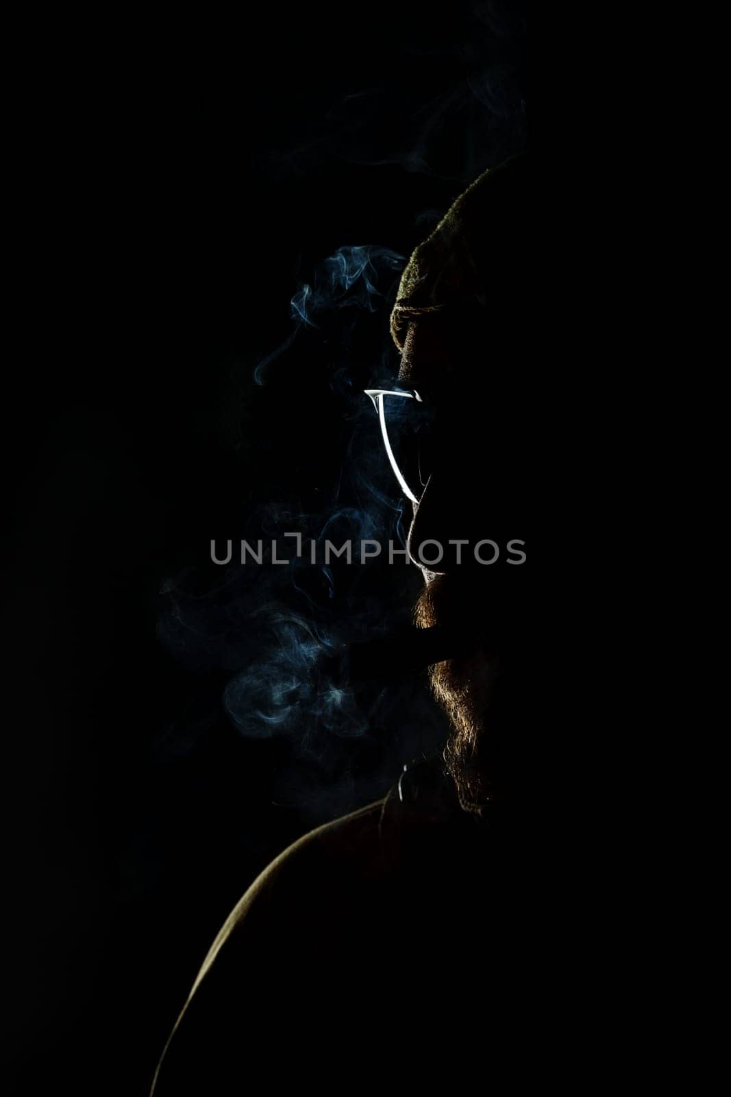 Green Berets US Army Special Forces Group soldier smoking