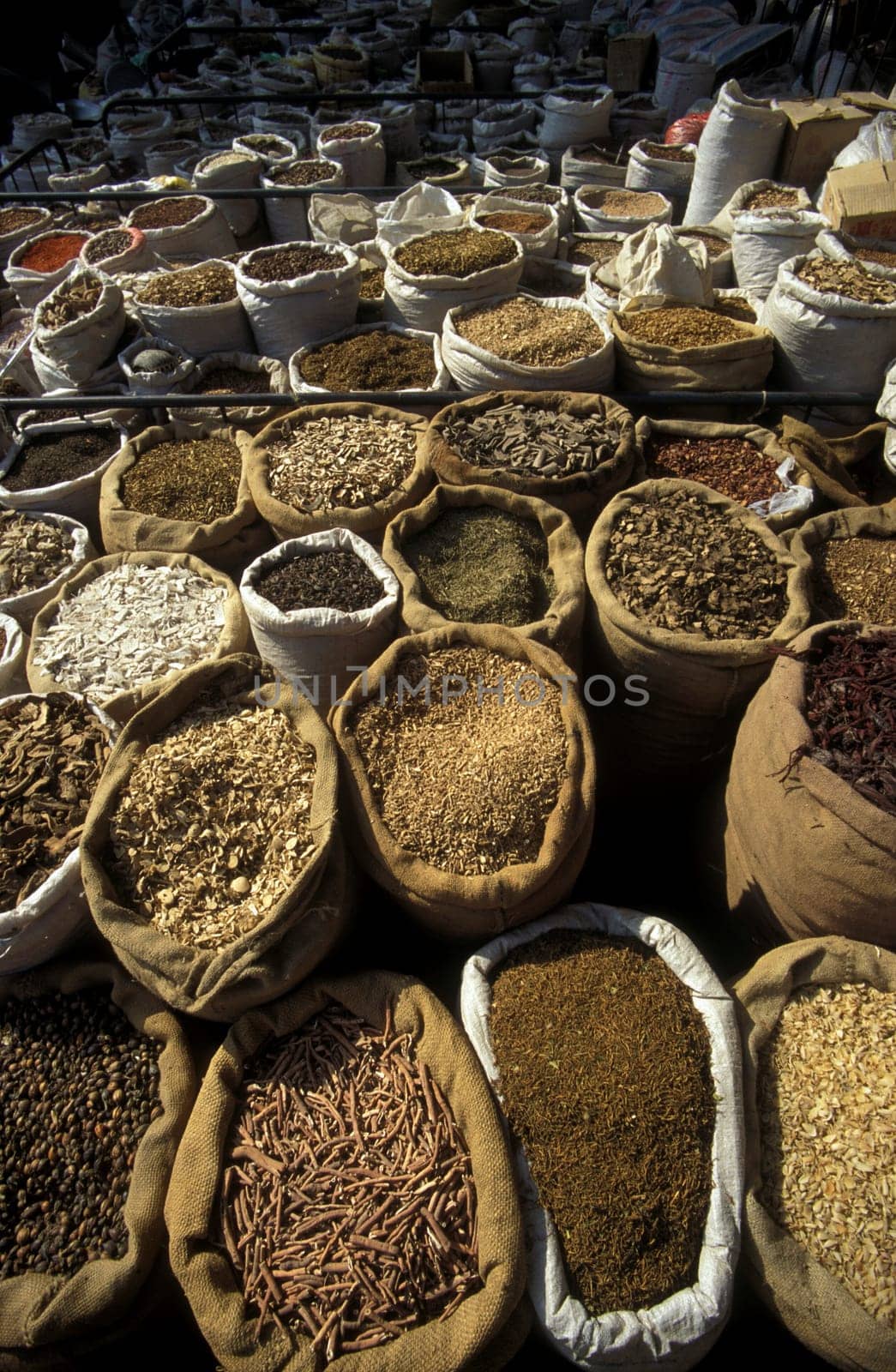 a medicine market in the city of xian in china in east asia.
