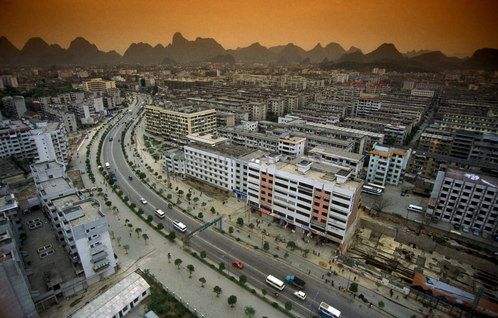 the city of  Guilin in the Province of Guangxi in china in east asia.