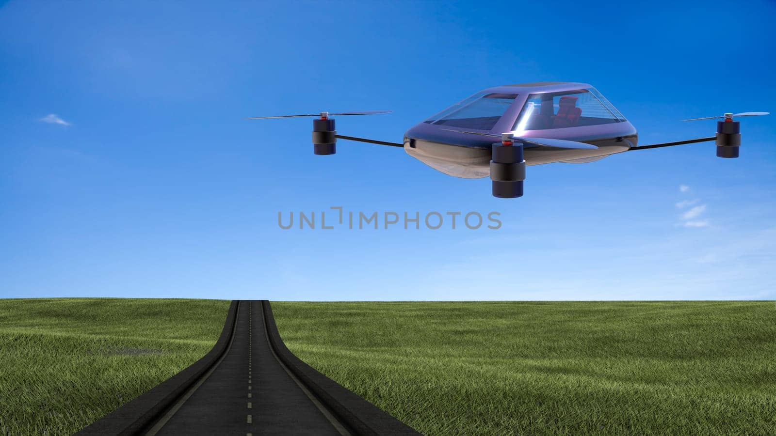 The most advanced four-axis manned vehicles powered by elec
