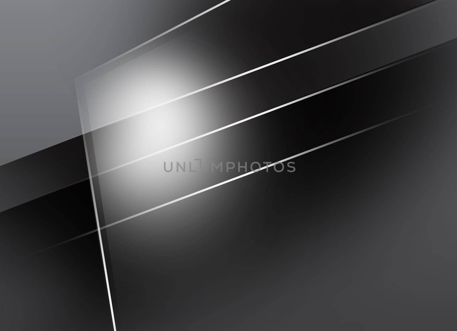 Monochromatic Gray Background with Surfaces and White Lines