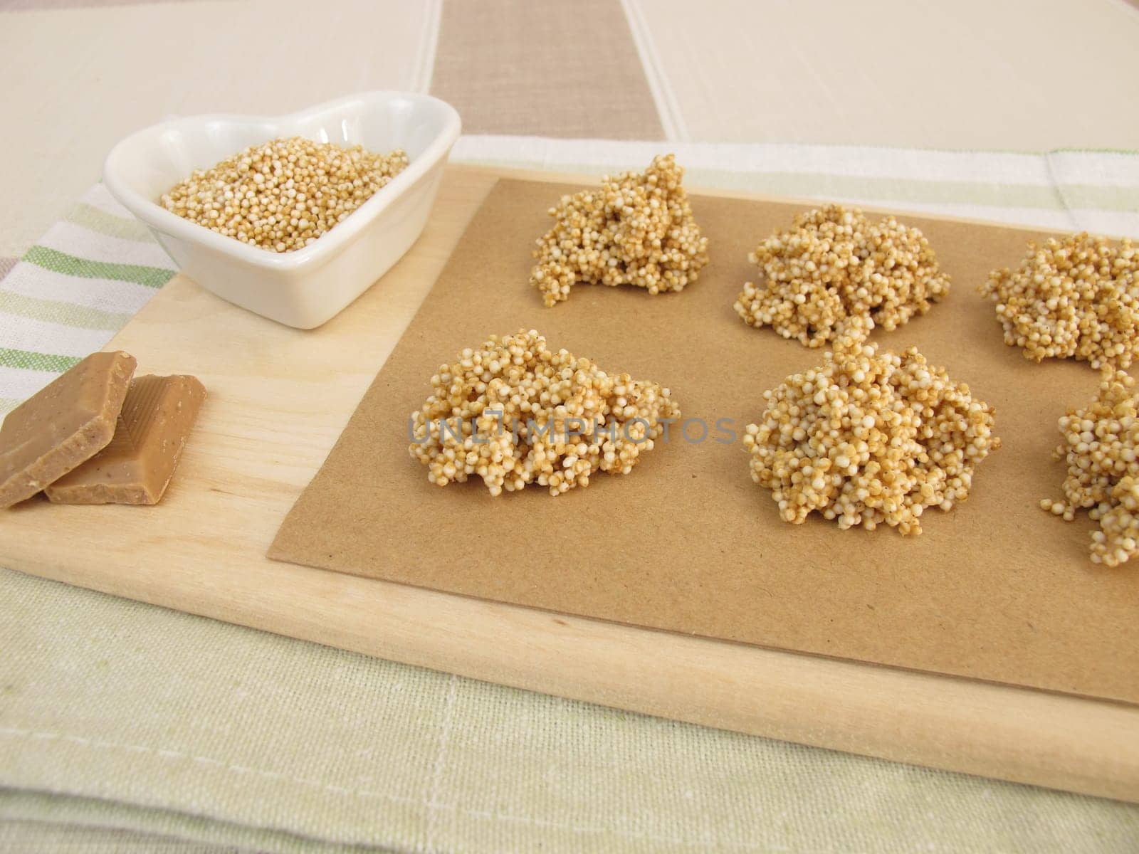 Chocolate with amaranth
