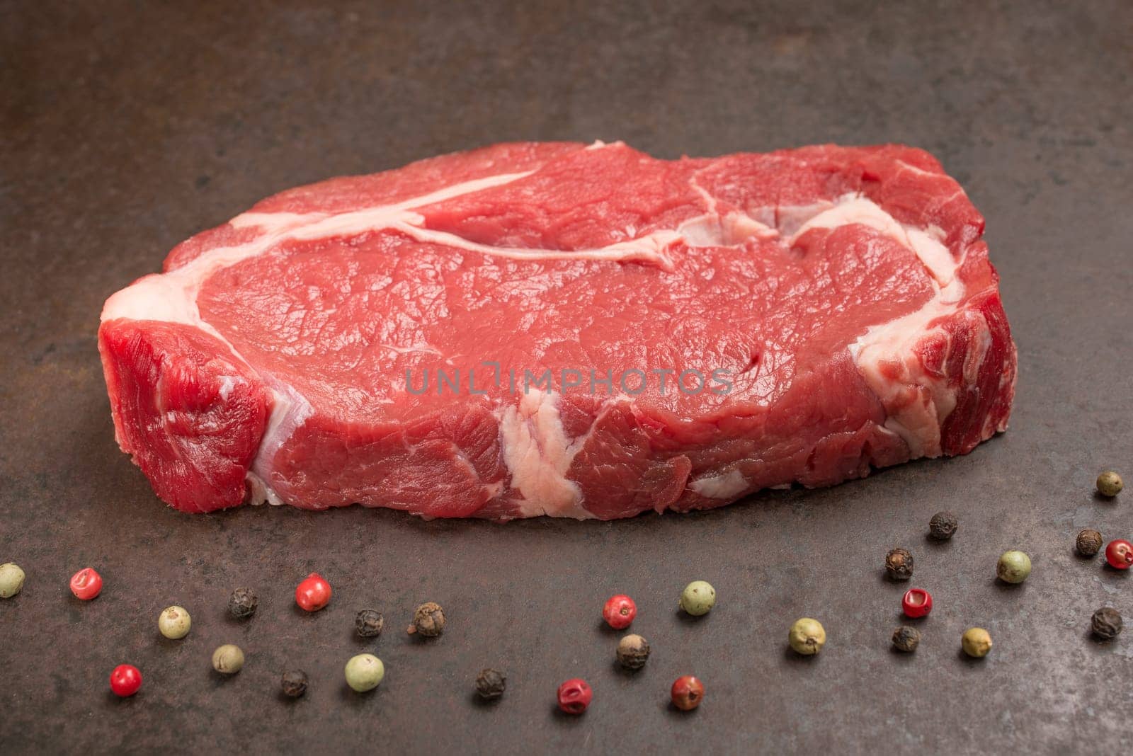 Fillet of beef dry aged with peppercorns