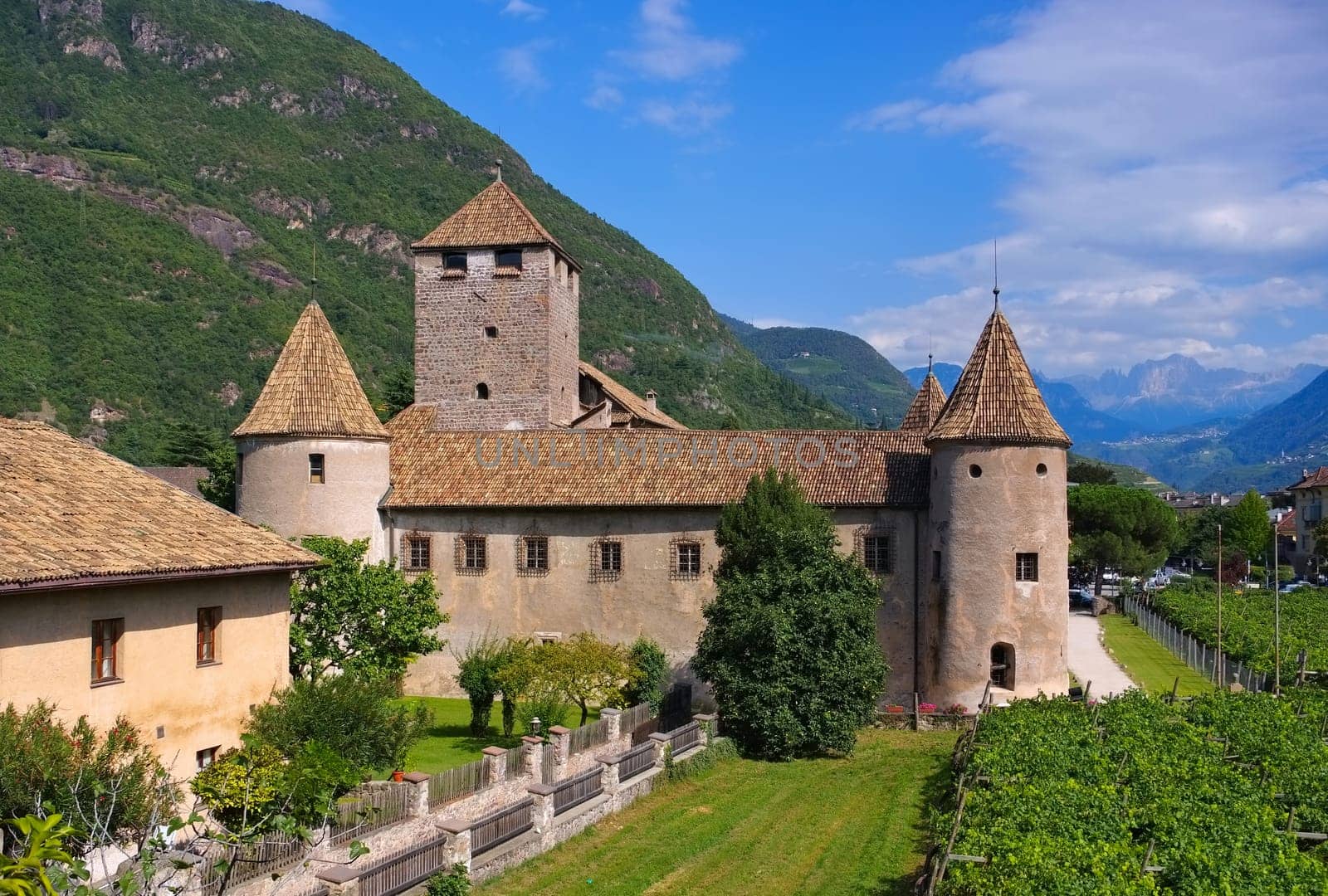 Bolzano in South Tyrol Maretsch Castle - Bolzano in Alto Adige,the Maretsch Castle