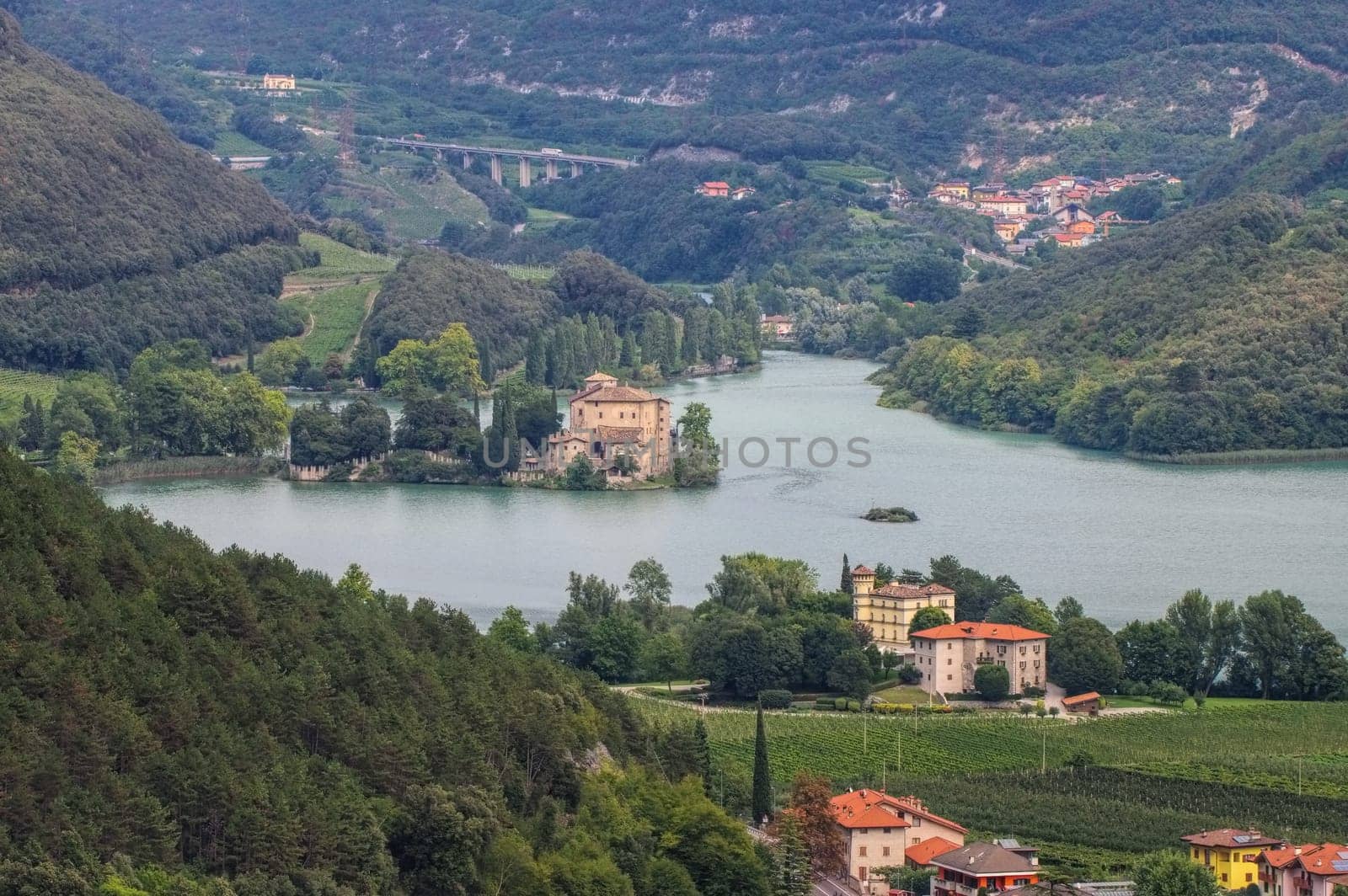Toblino Castel in Trentino,Upper Italy - Toblino Castel in Trentino,northern Italy