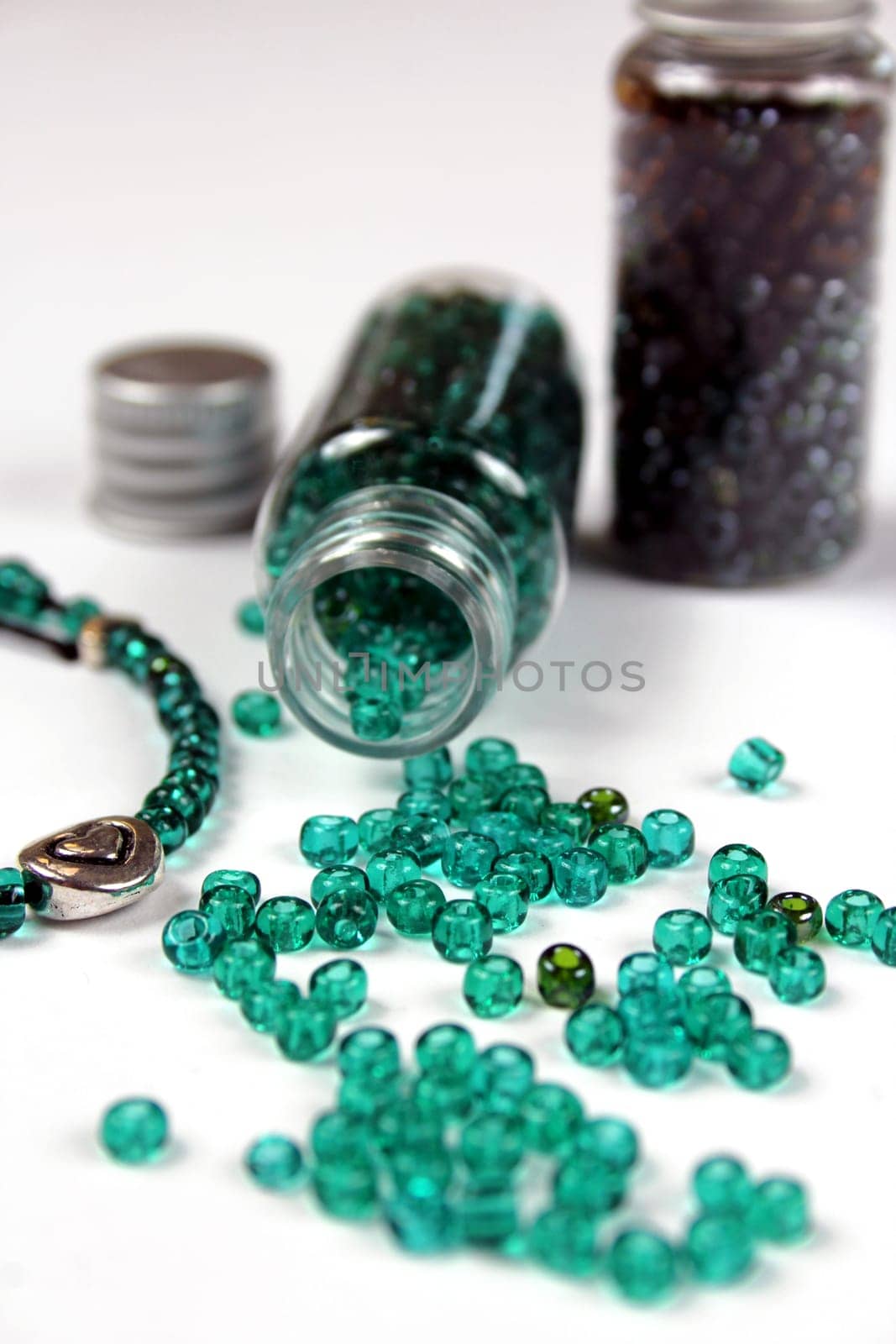 Glass beads turquoise