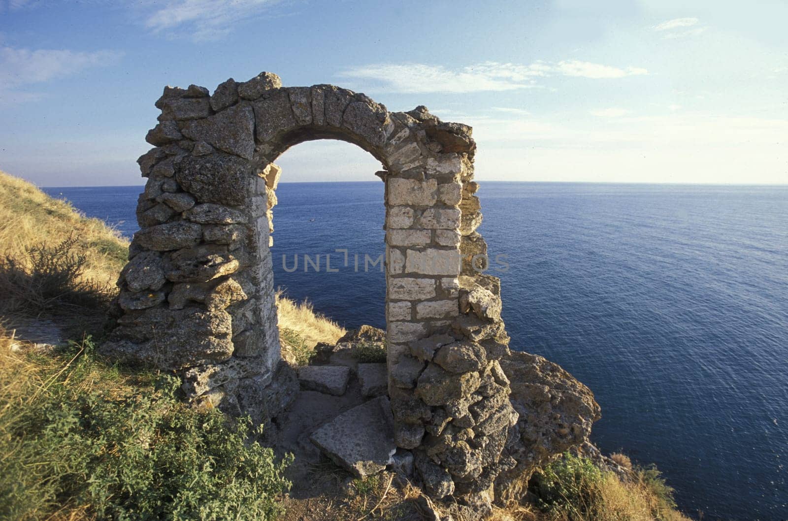 the Kap Kaliakra on the blacksea coast near the town of Balcik in Bulgaria in east Europe.