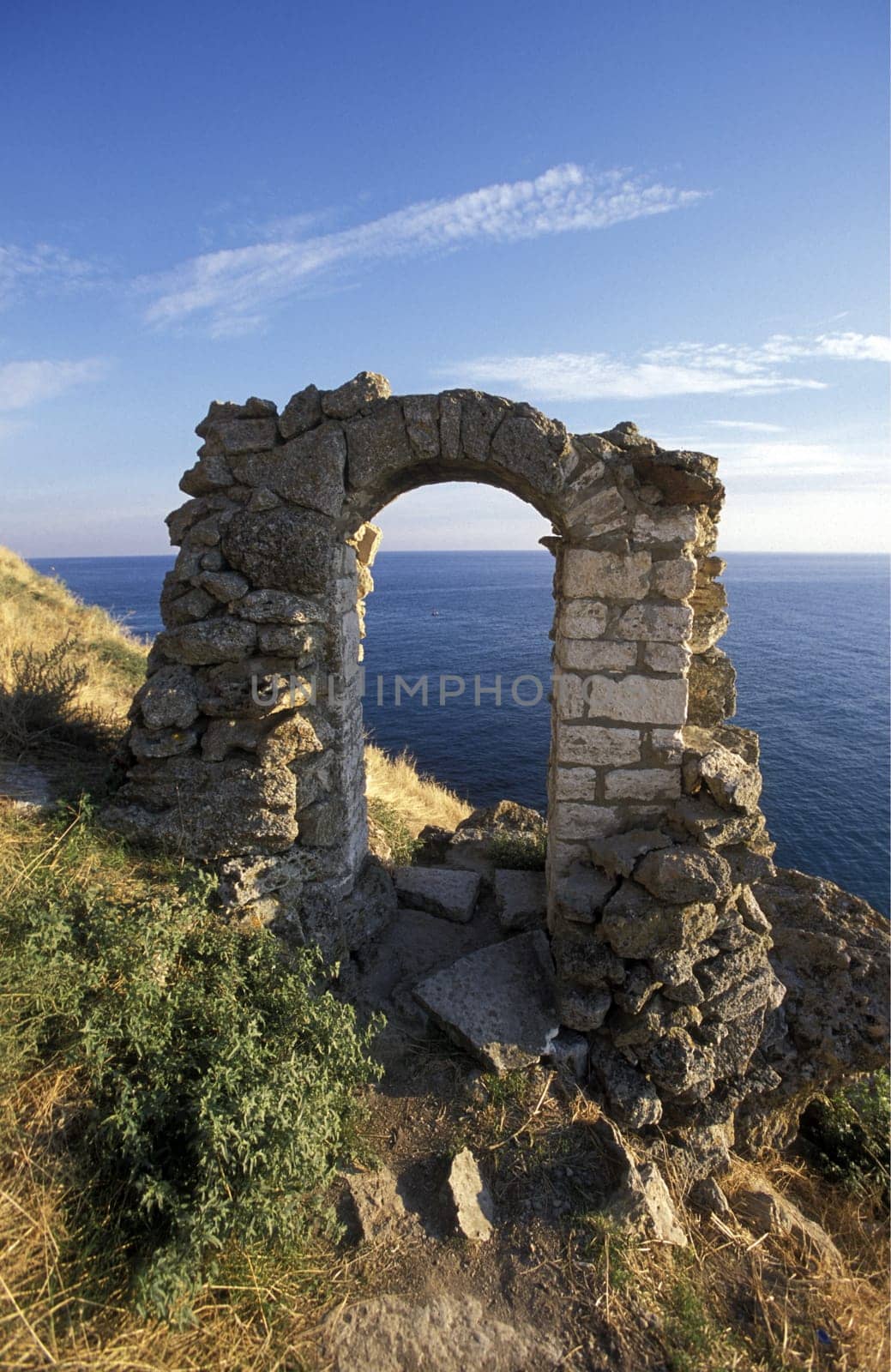 the Kap Kaliakra on the blacksea coast near the town of Balcik in Bulgaria in east Europe.