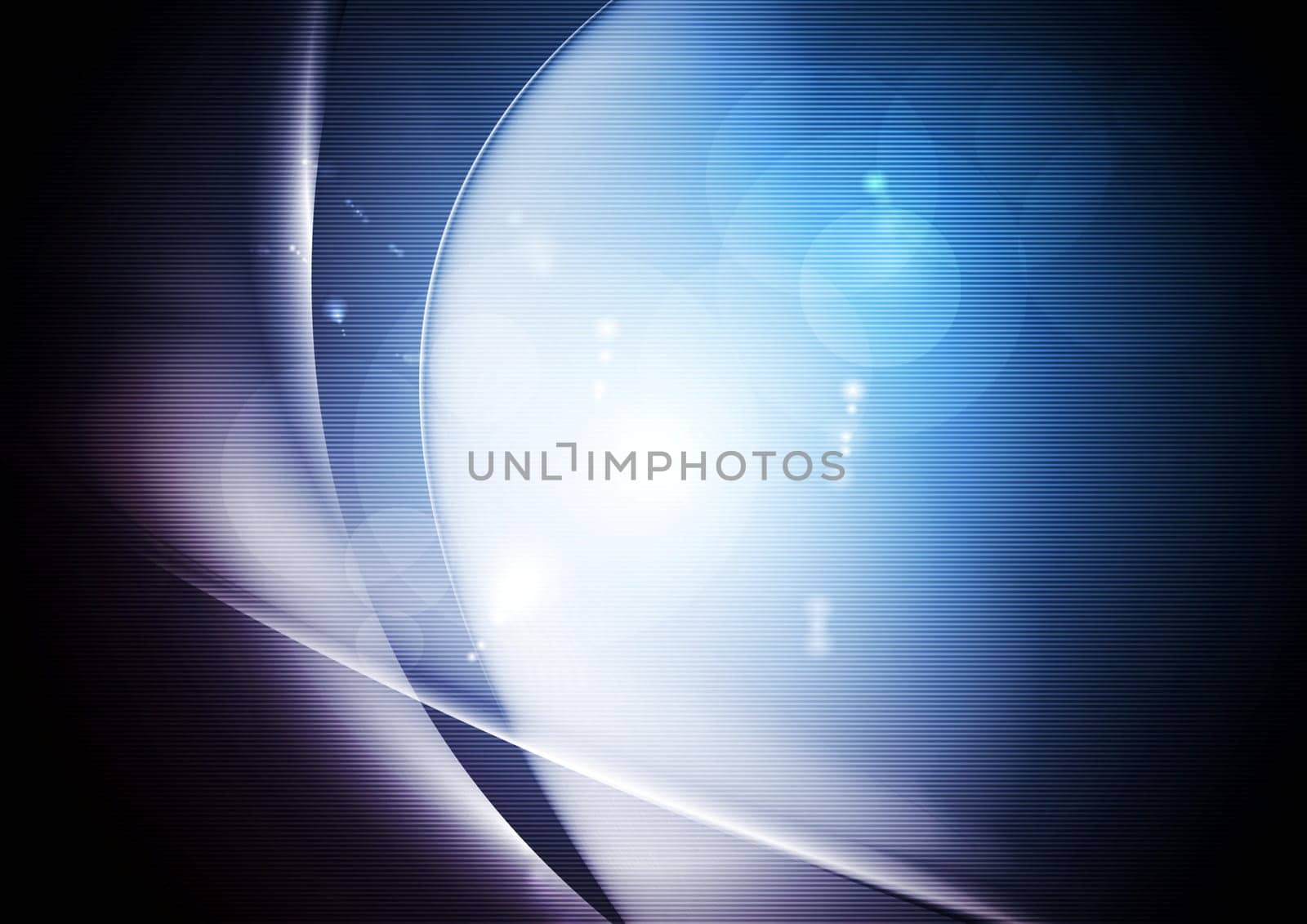 Bright abstract waves vector illustration