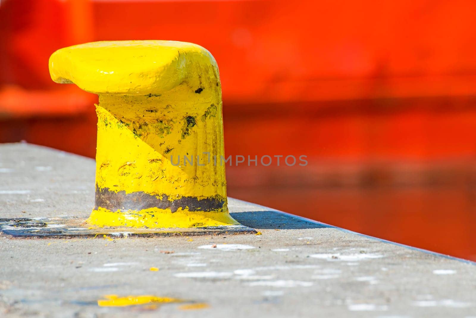 Bollards in the harbour