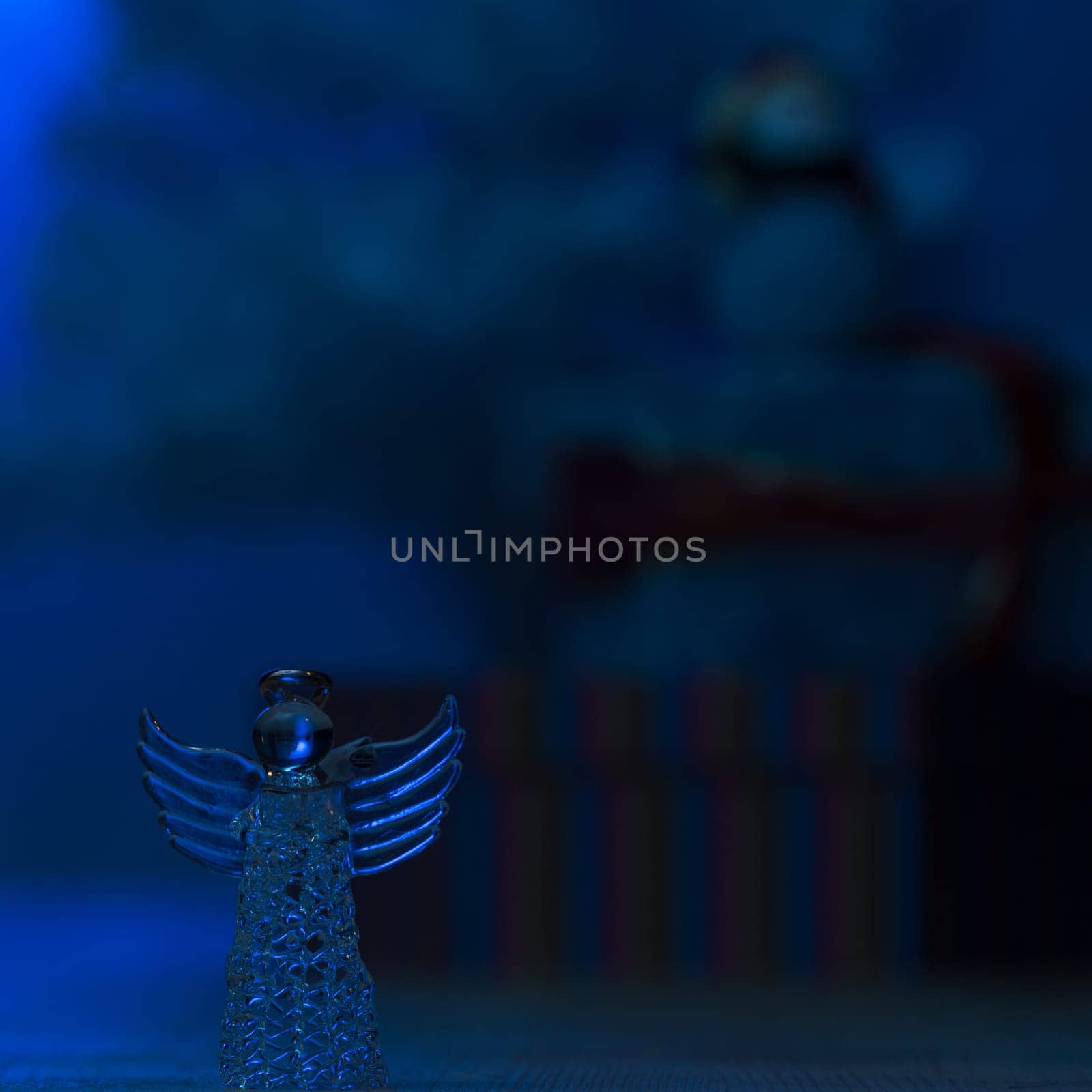 Christmas and New Year decoration. Selective focus. Creative background