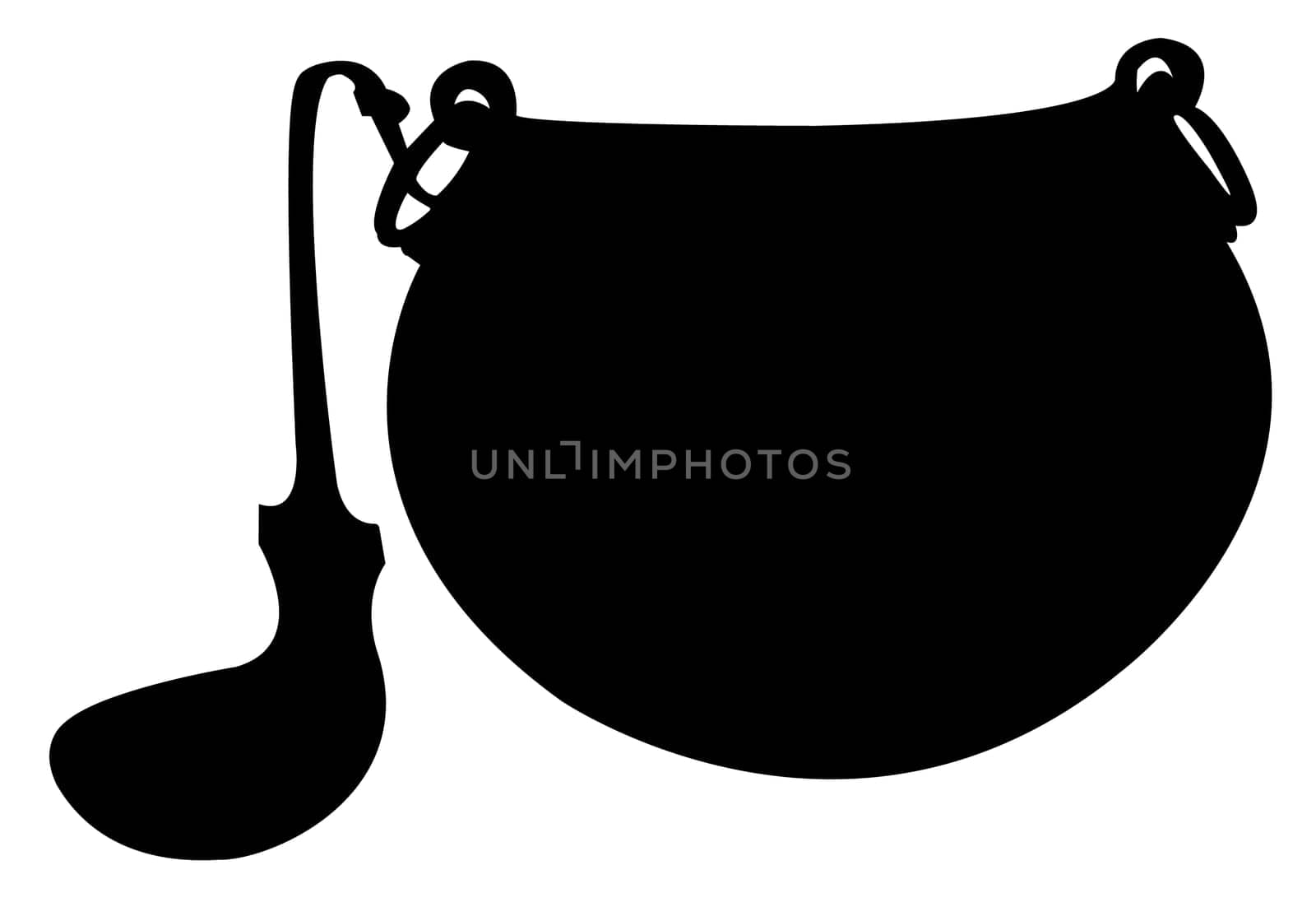 a pot silhouette
