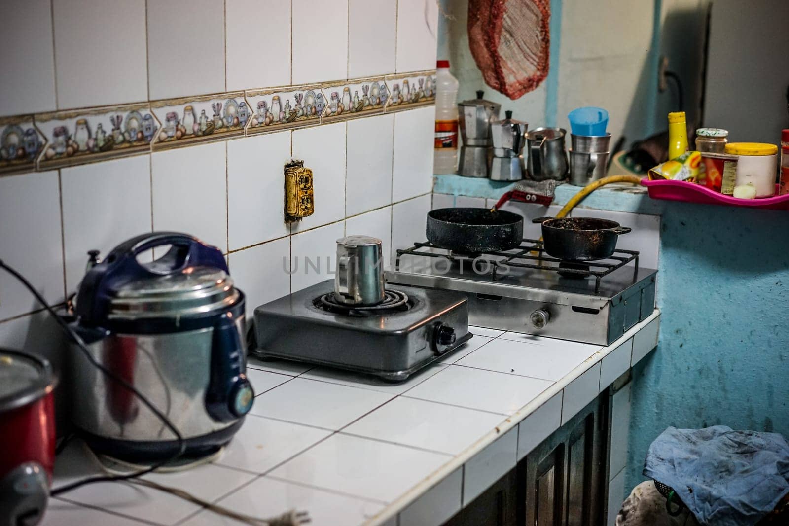 Simple or Poor Housing, look in the kitchen
