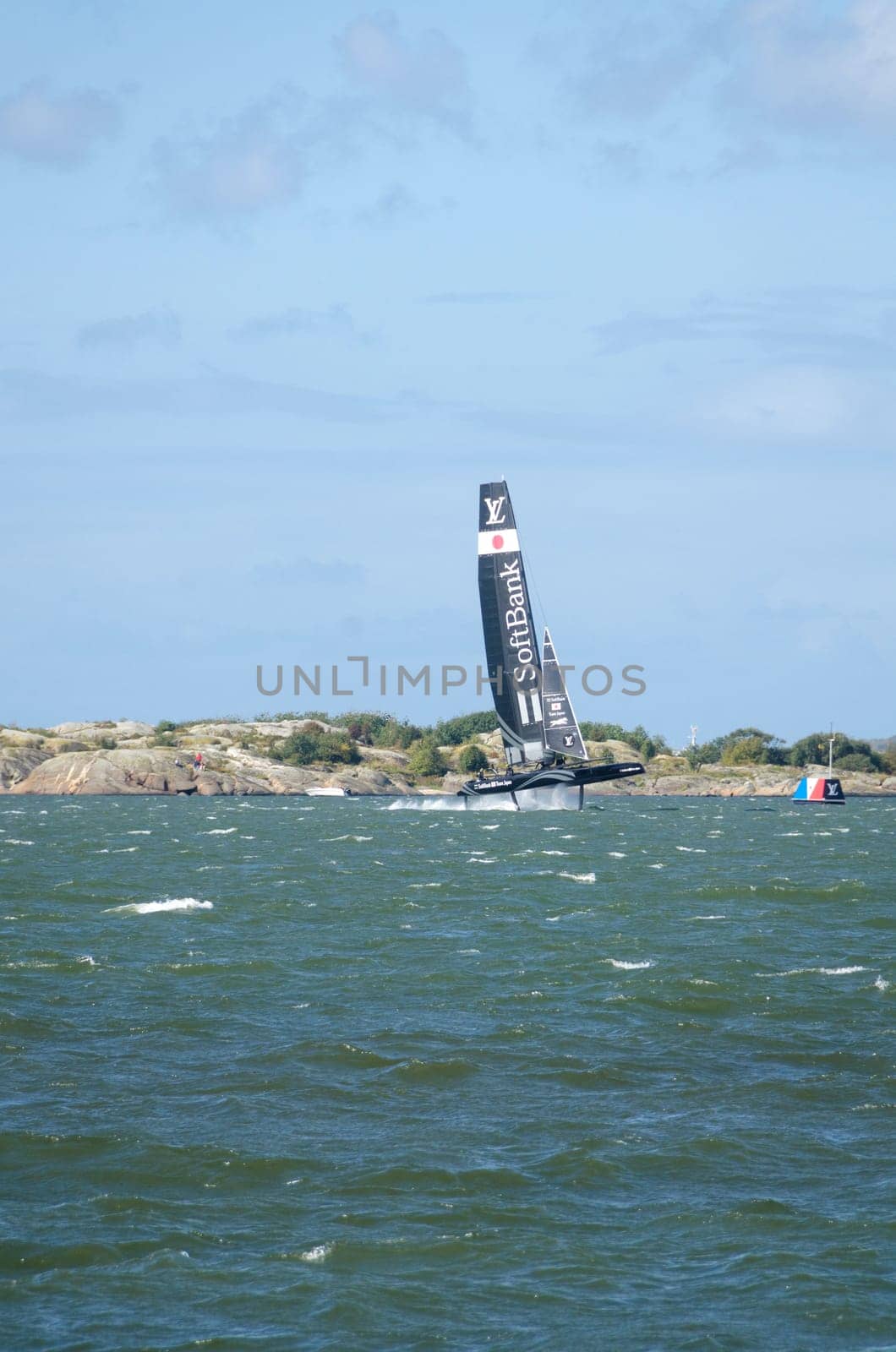 americas cup in sweden team Japan with great speed
