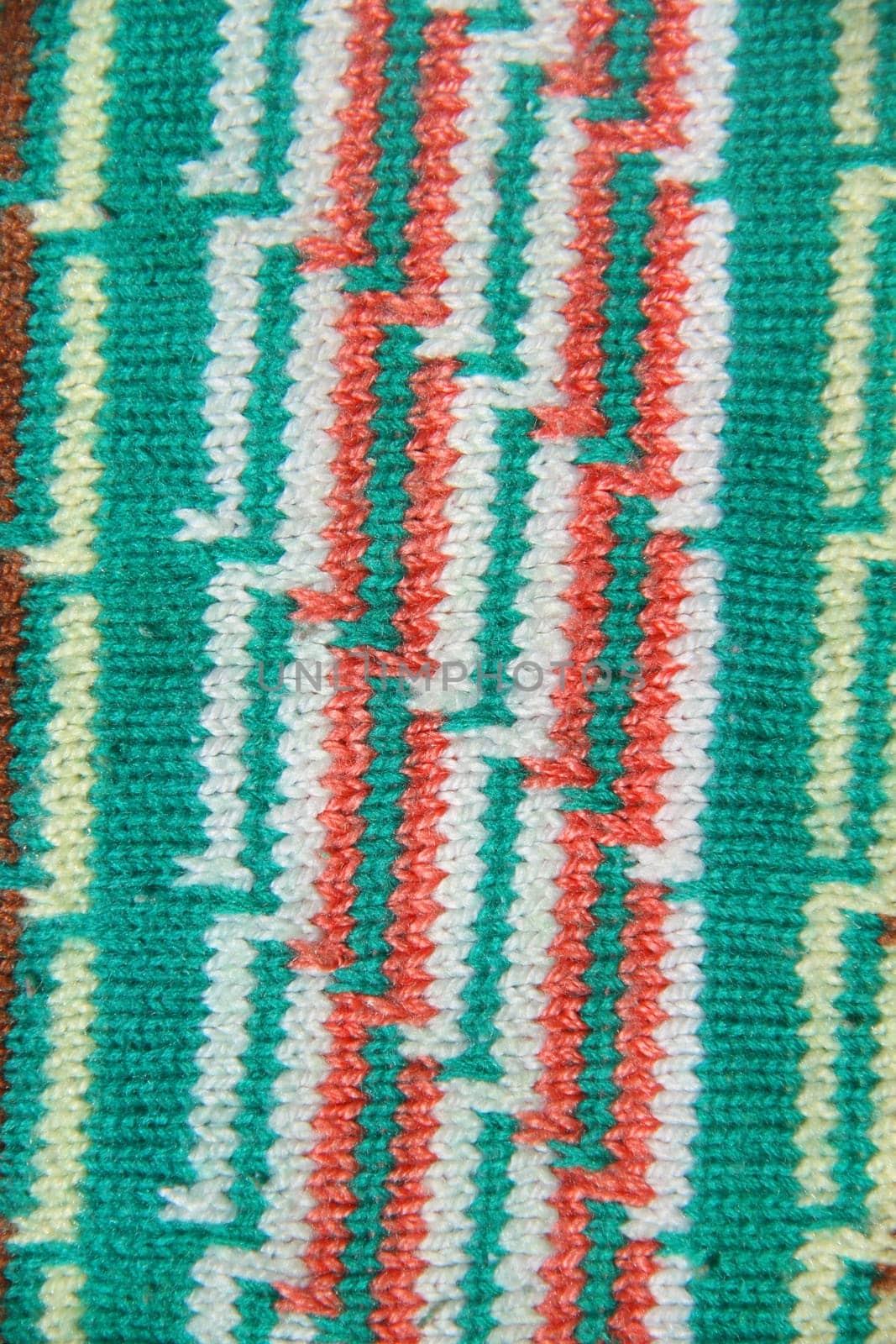 knitted wool as background