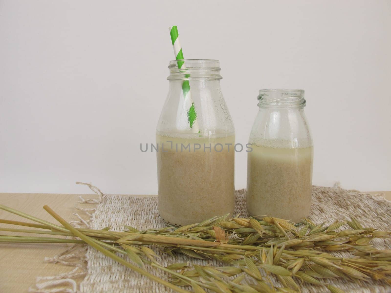 Fiber drink with oat bran
