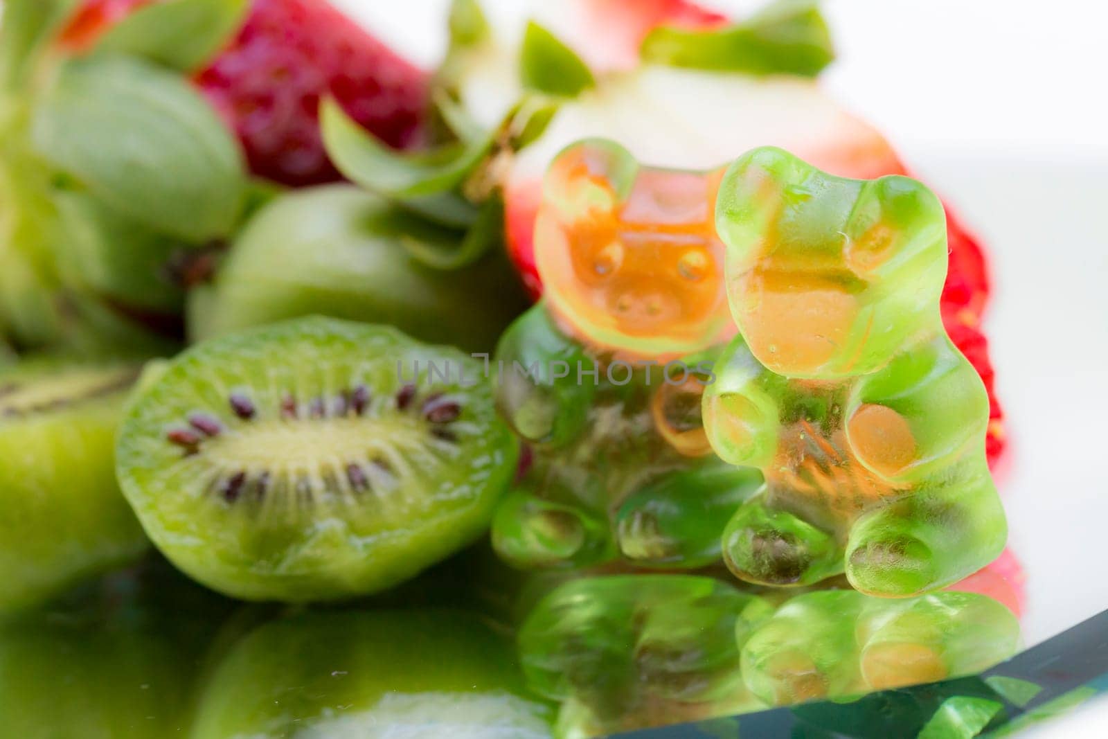 Rubber bears in fruit