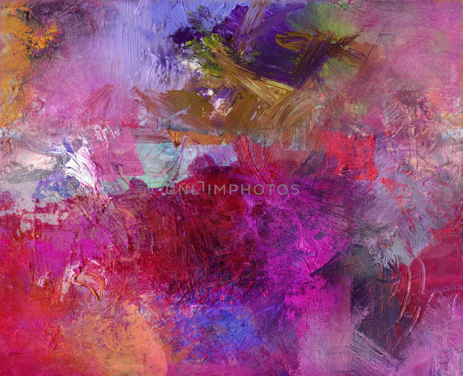 opaque and glazing oil-colored textures on canvas