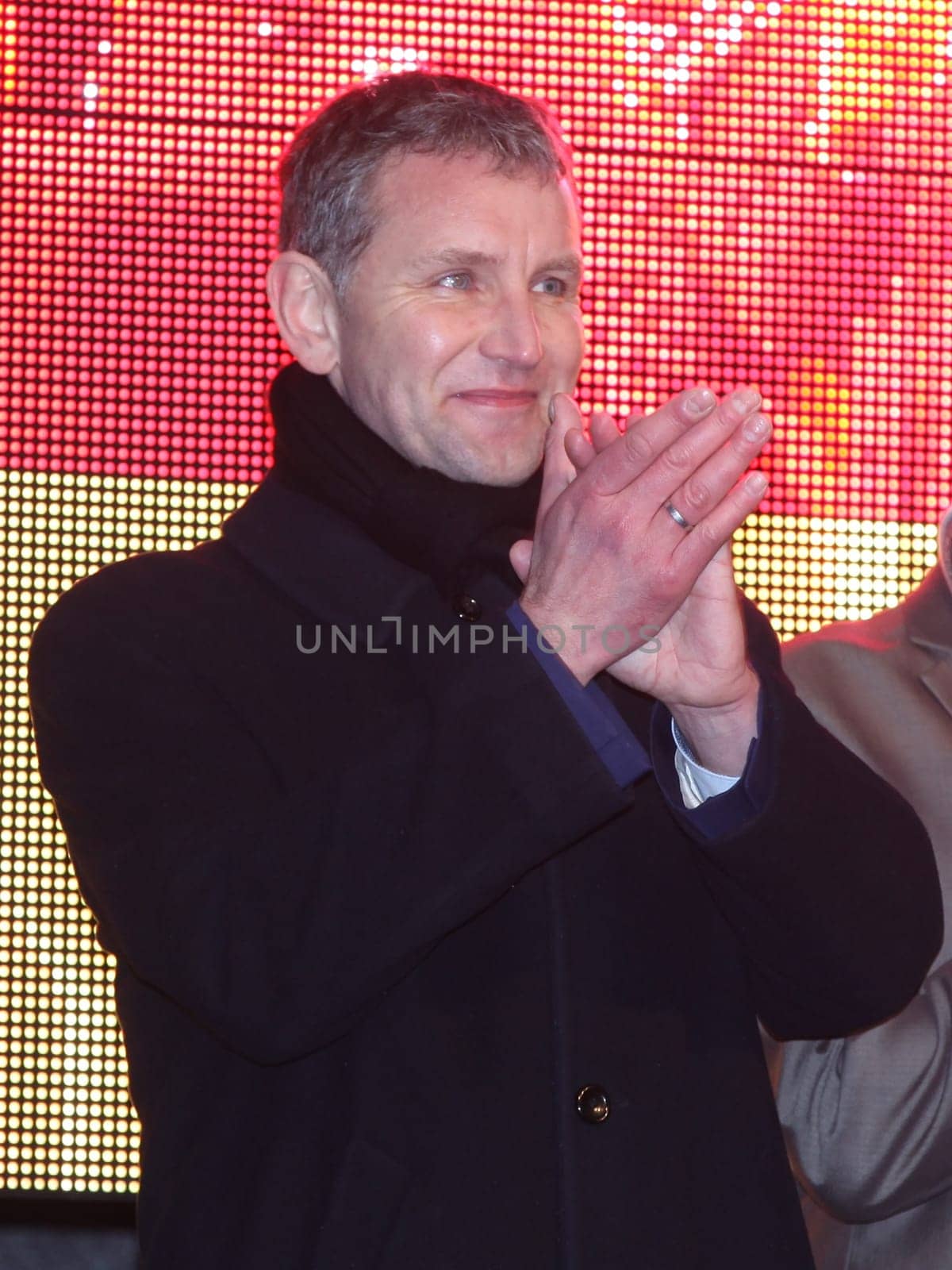 AfD-Demo on 27.01.2016 in the Cathedral Square in Magdeburg