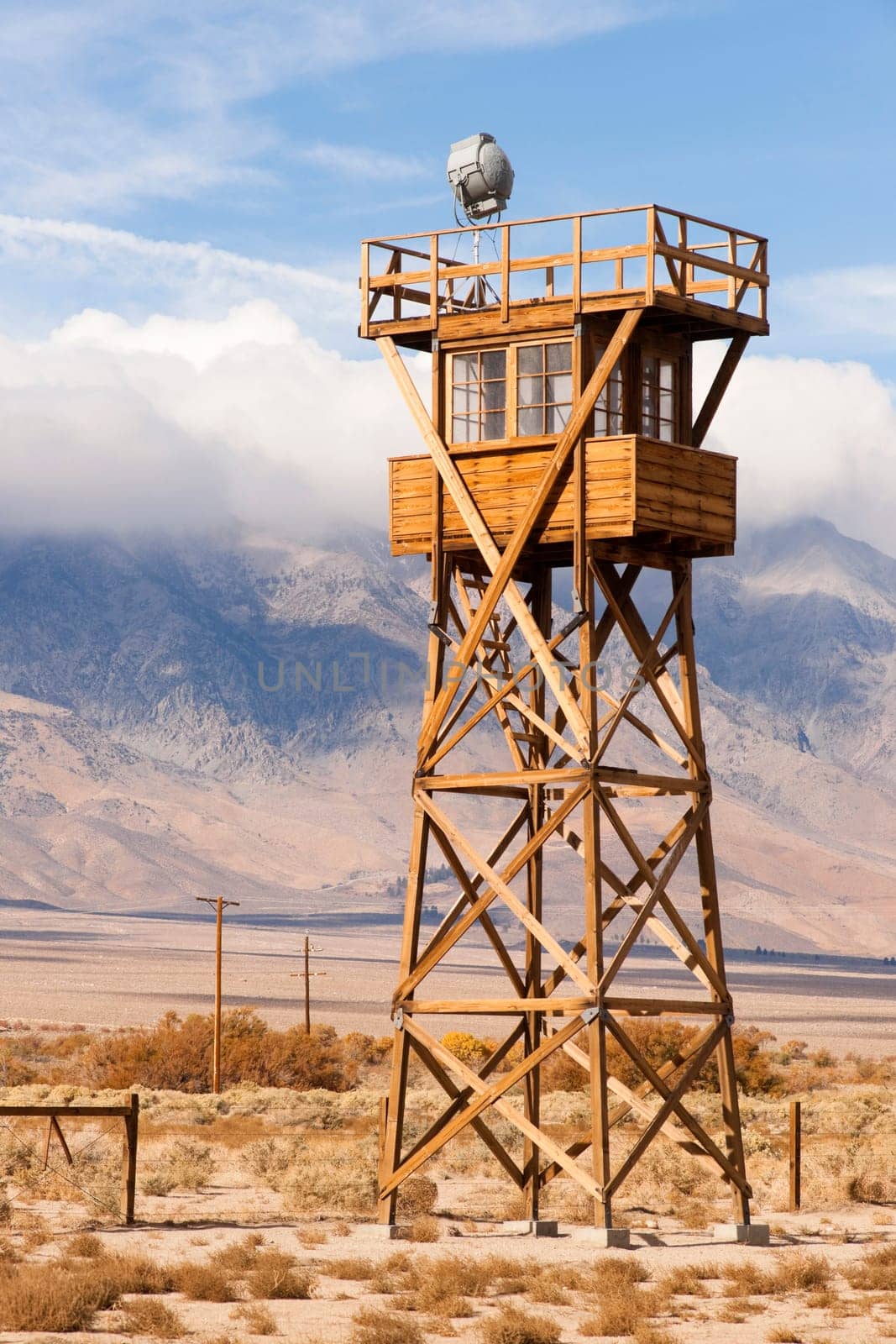 Manzanar War Relocation Center was one of ten camps where Japanese American citizens and resident Japanese aliens were interned during World War II.