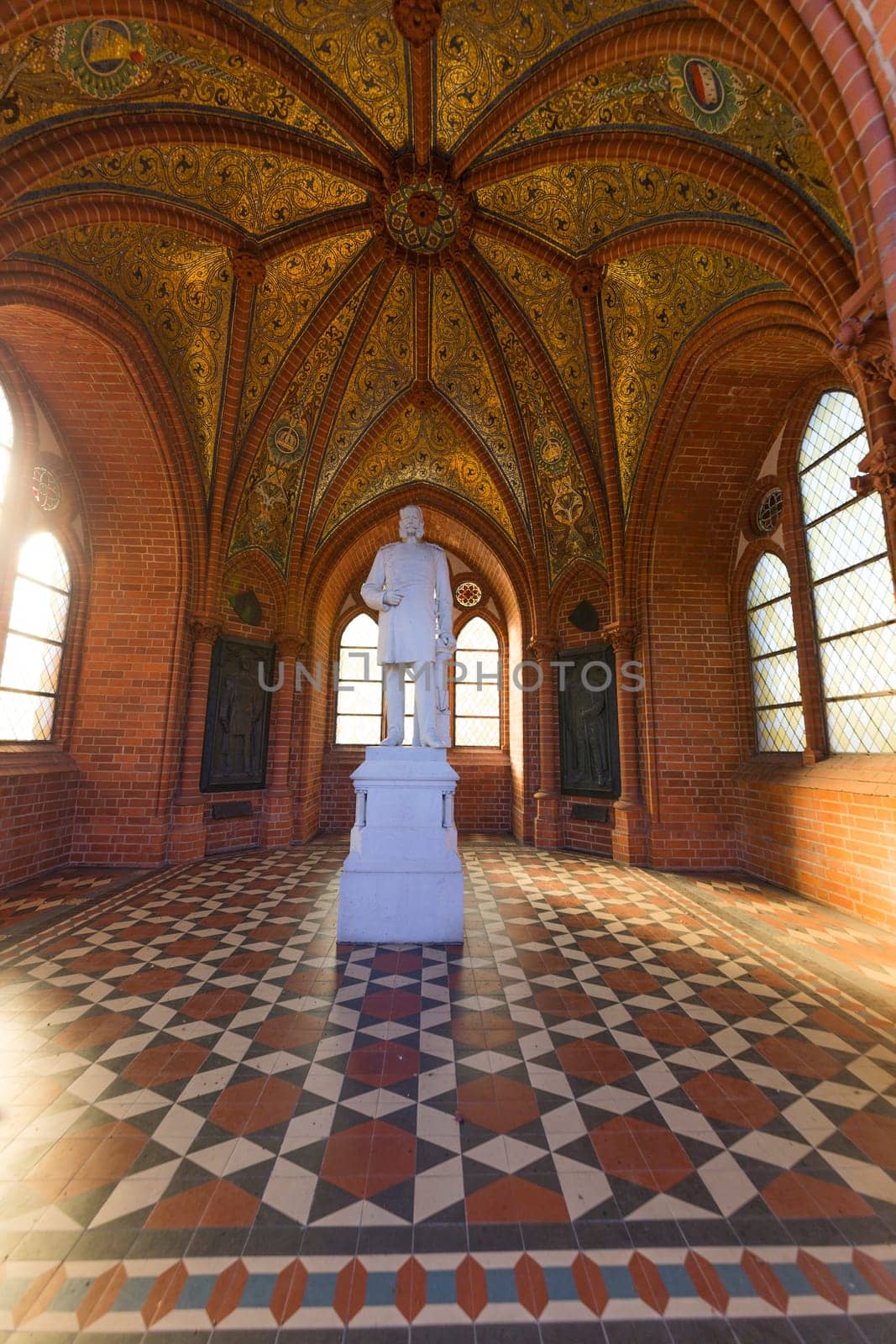 Statue of King William I in the lower room of the Grunewald Tower
