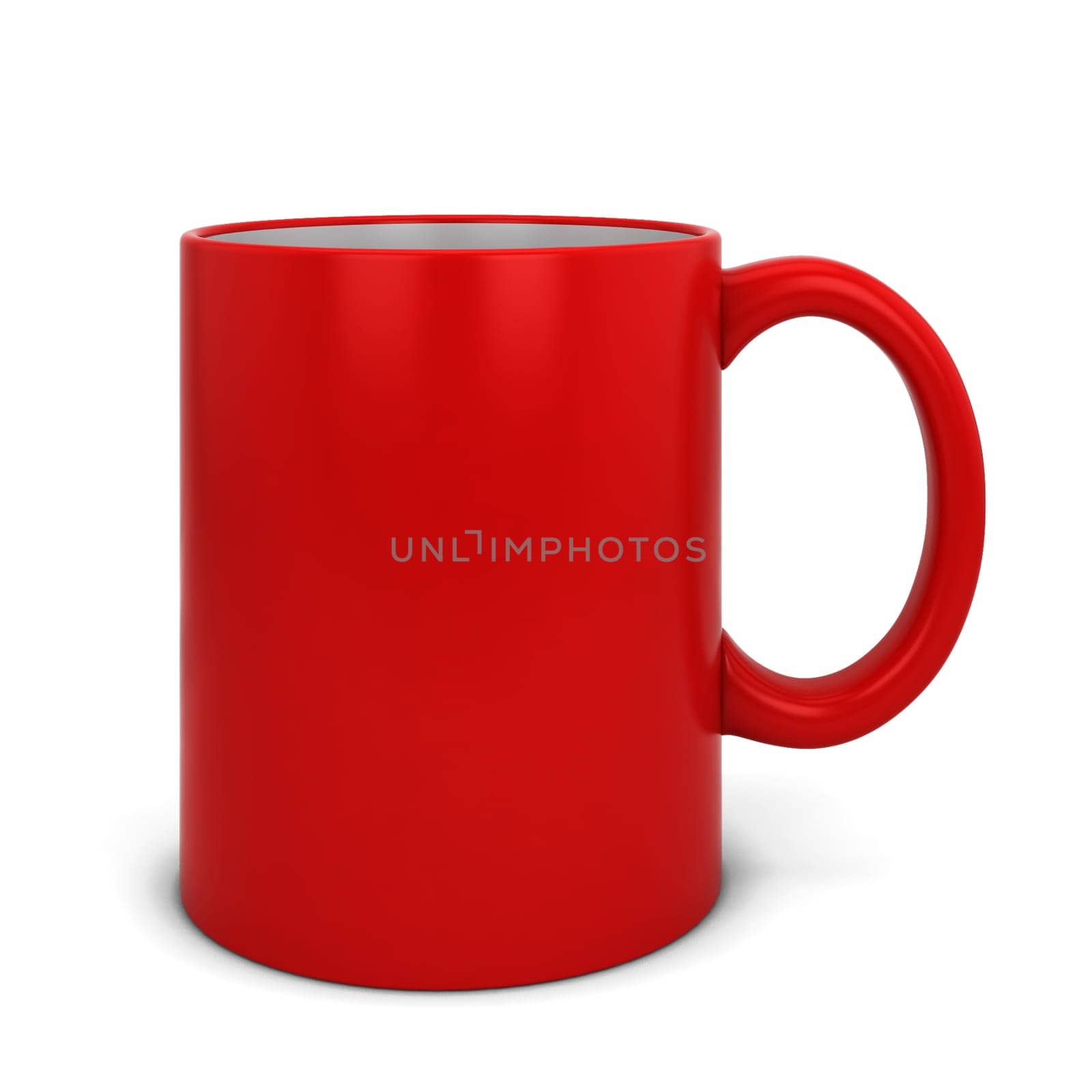 Coffee mug. 3d illustration isolated on white background
