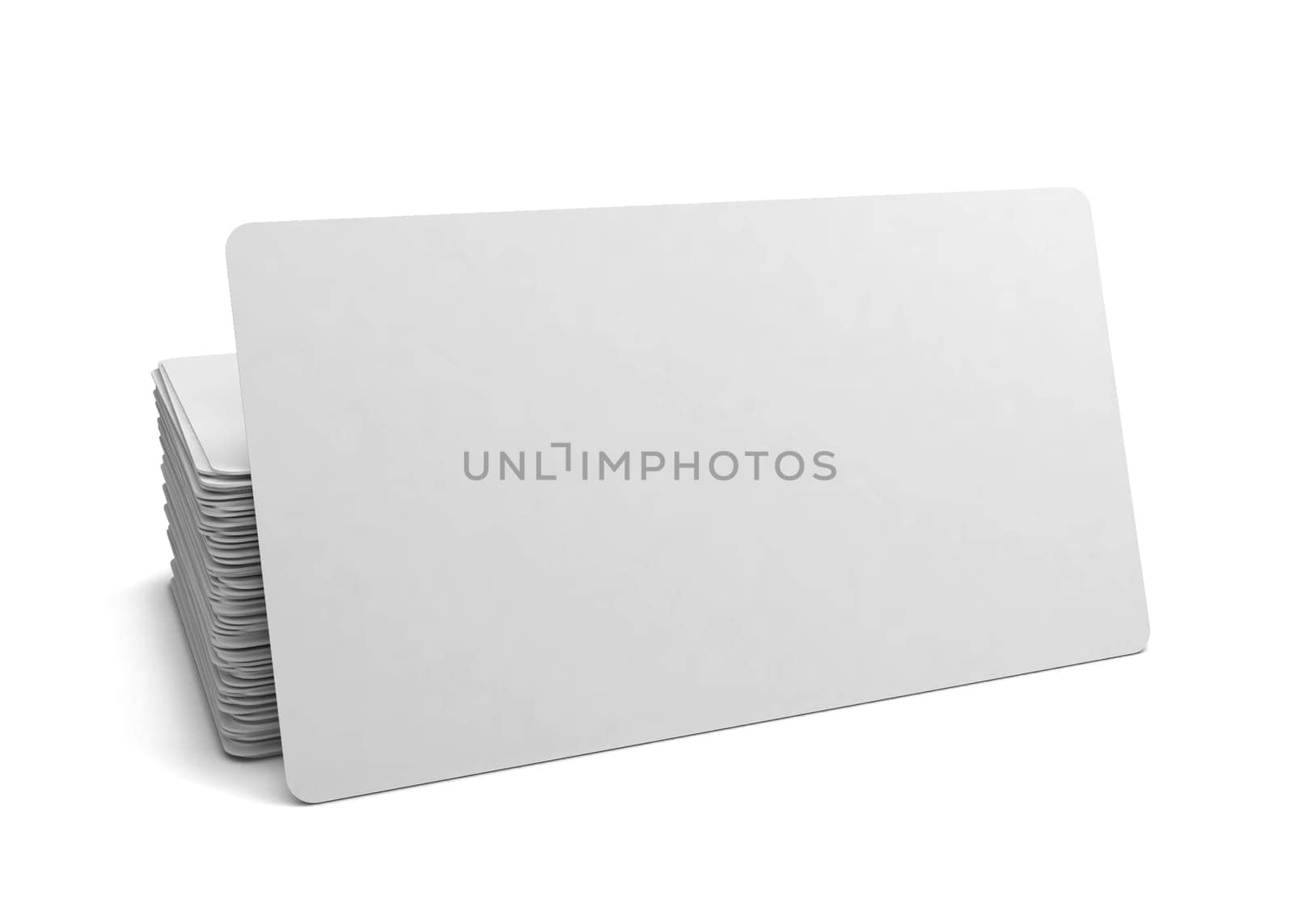 Business cards. 3d illustration isolated on white background
