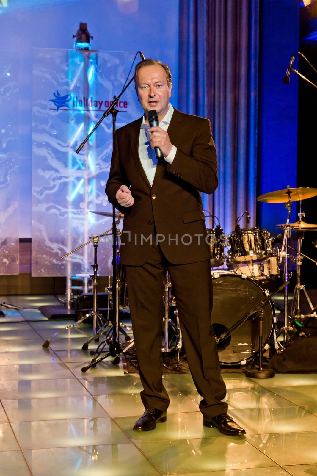 Michael Duwe (CEO Stage Entertainment Touring Productions Germany) at the media event -Holiday on Ice - Speed- at the Sofitel Hotel at Berlin's Gendarmenmarkt.