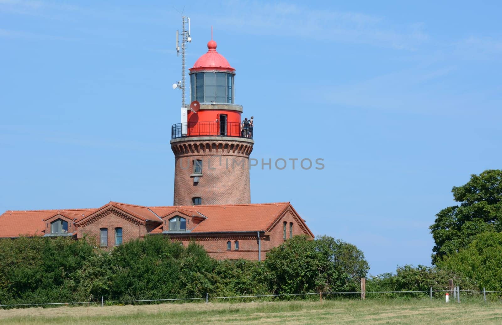 Lighthouse on hill