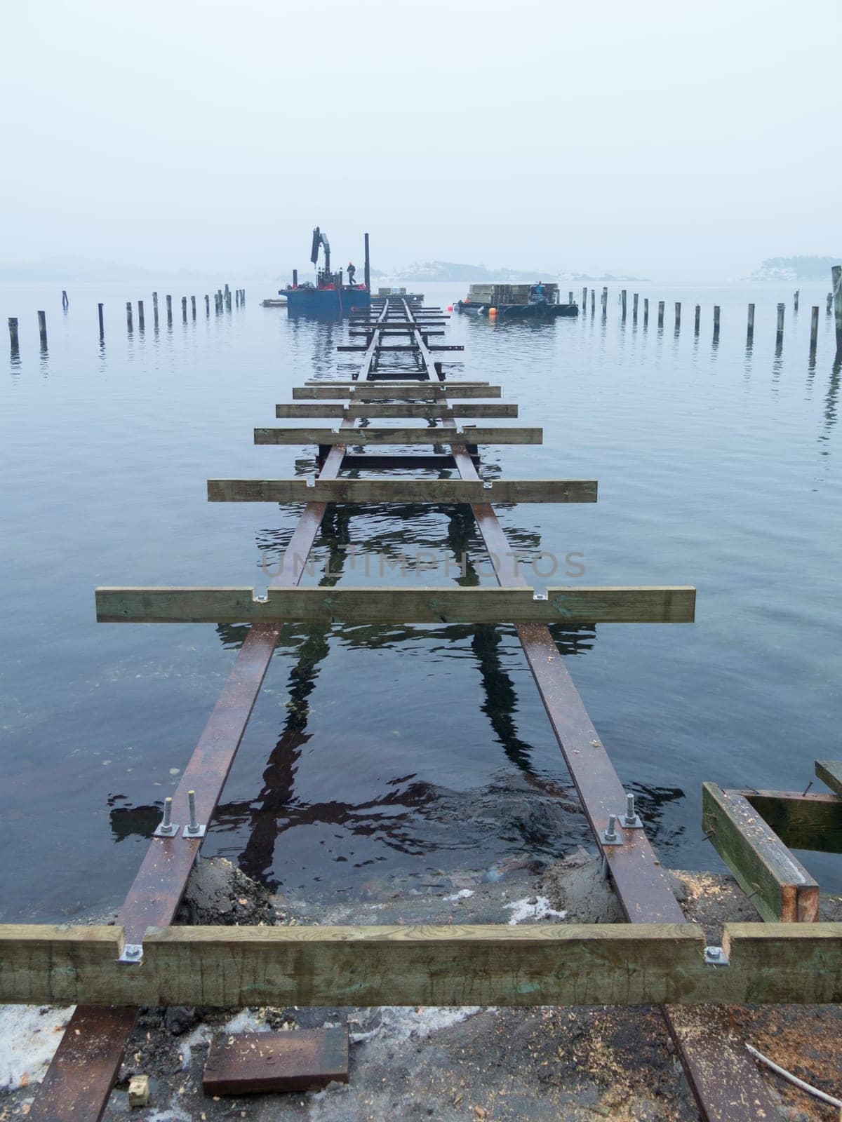 building a new pier on the westcoast in sweden