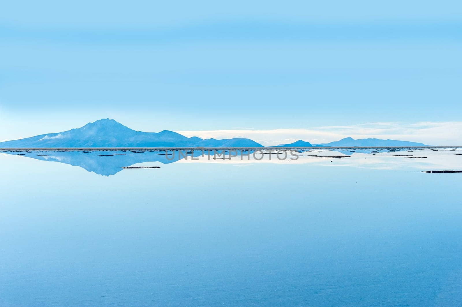 Salt lake Uyuni in Bolivia