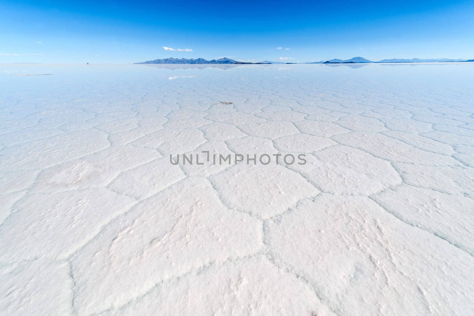 Salt lake Uyuni in Bolivia