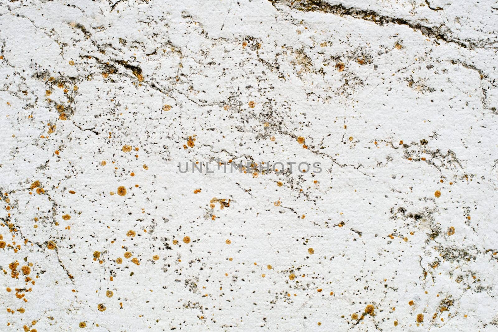 White background old cracked wall with texture.