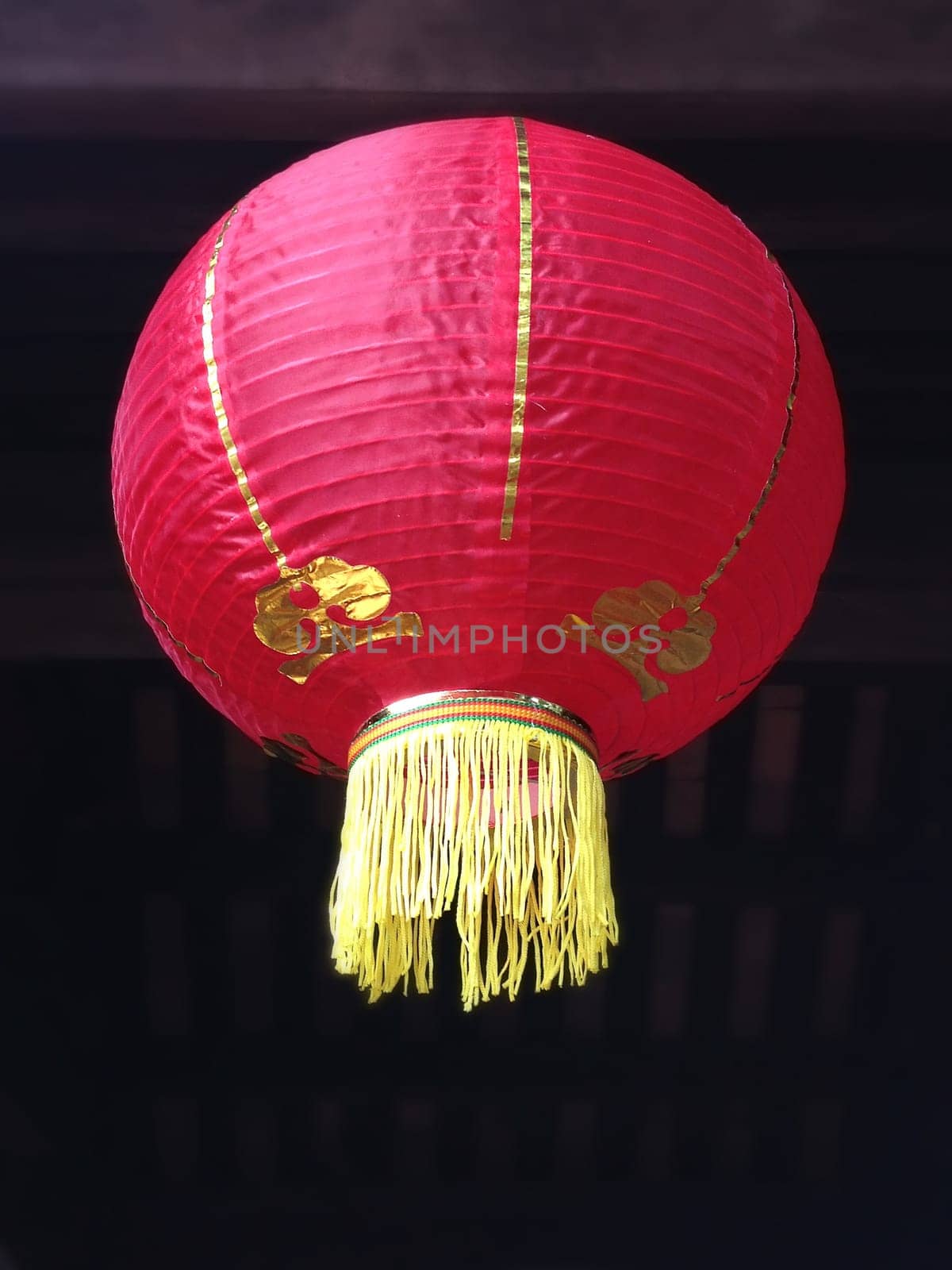 red asian lantern