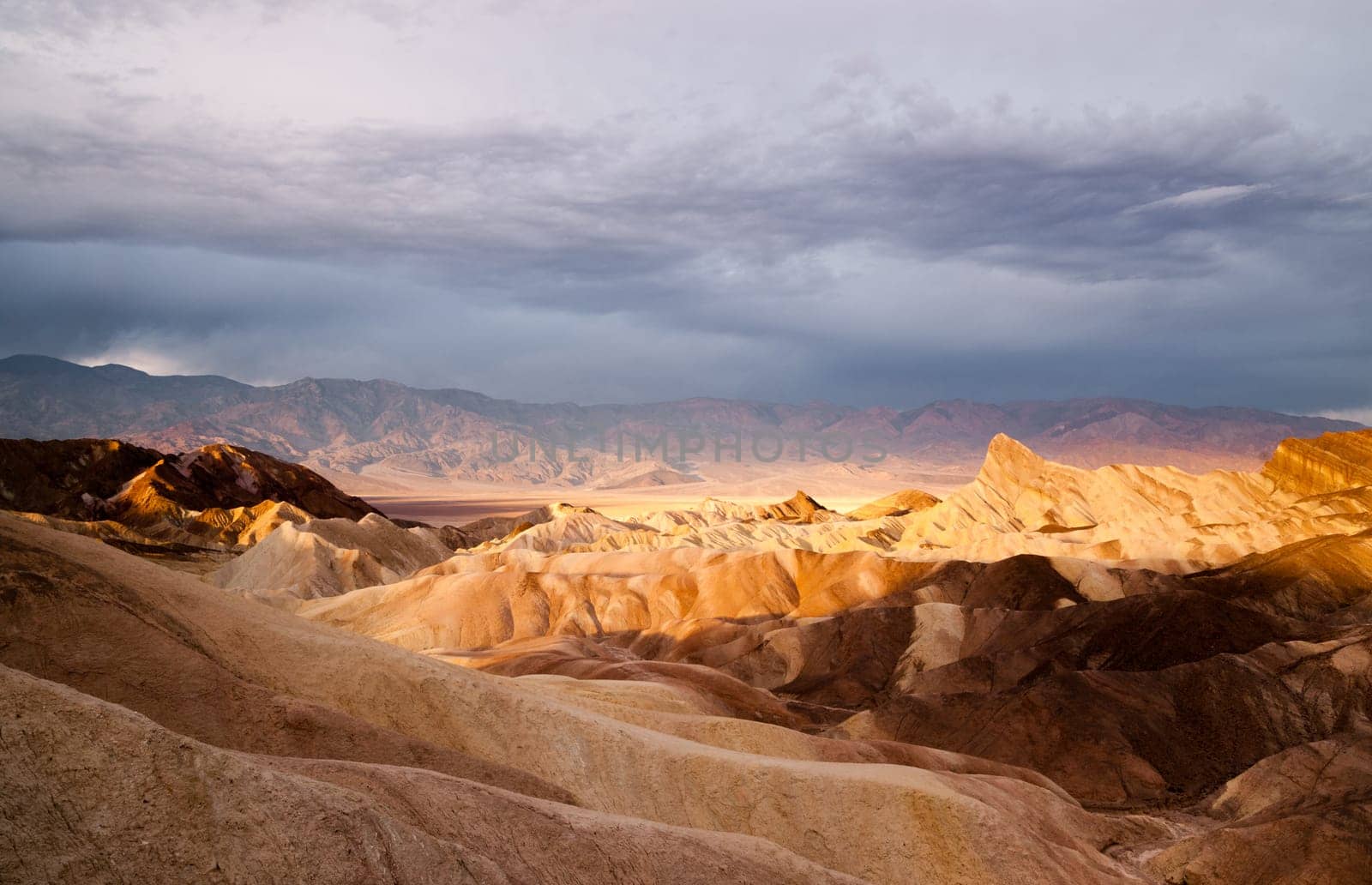 The cloud cover makes it for me at sunrise in Death Valley