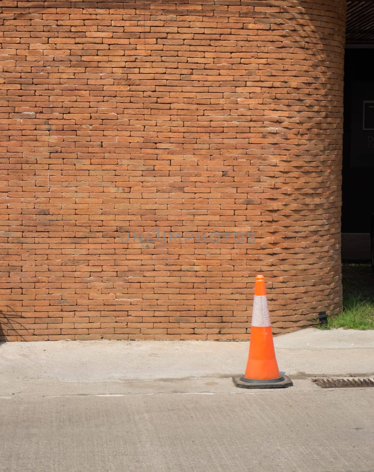 Side of the brick wall, stock photo