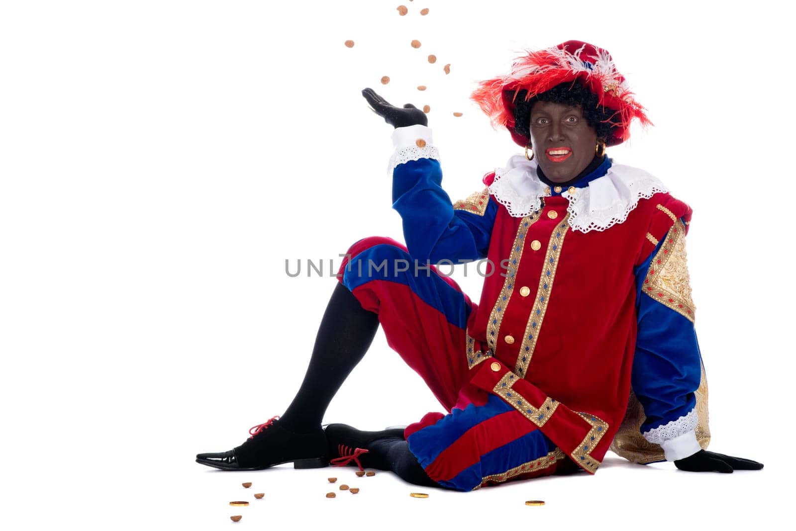 Zwarte Piet is a character, part of a  Dutch tradition called "Sinterklaas"", which is celebrated at December the fifth."