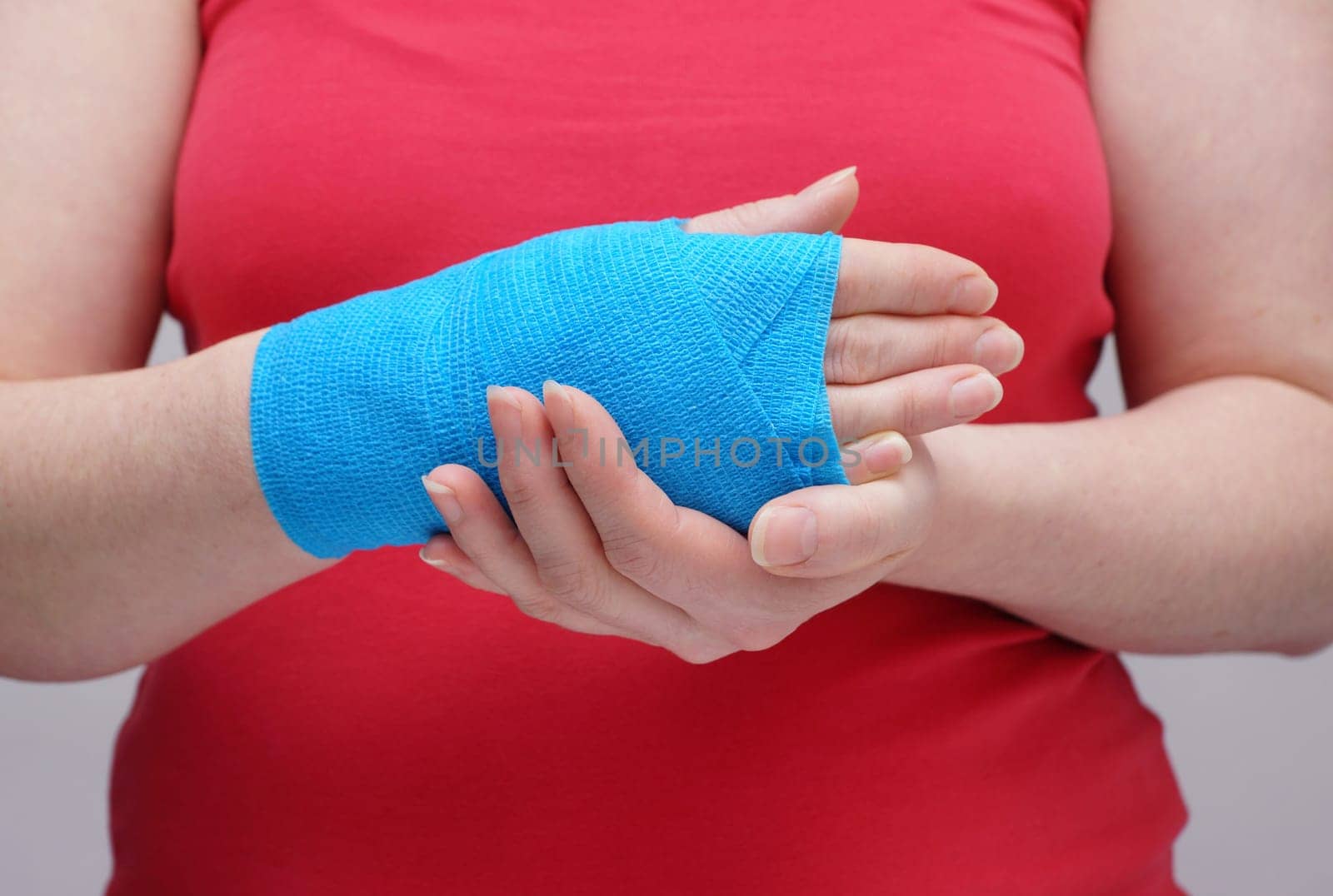 Woman's Hand and Bandage