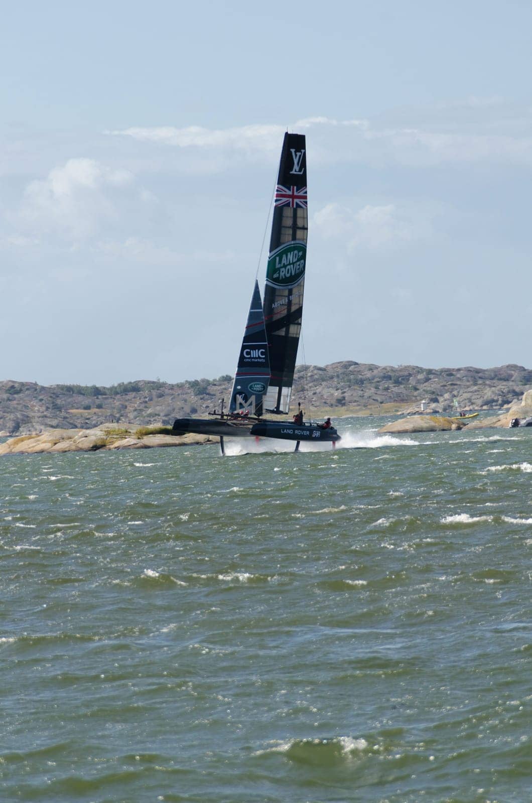 americas cup in sweden team New Zealand with great speed 2016-08-28